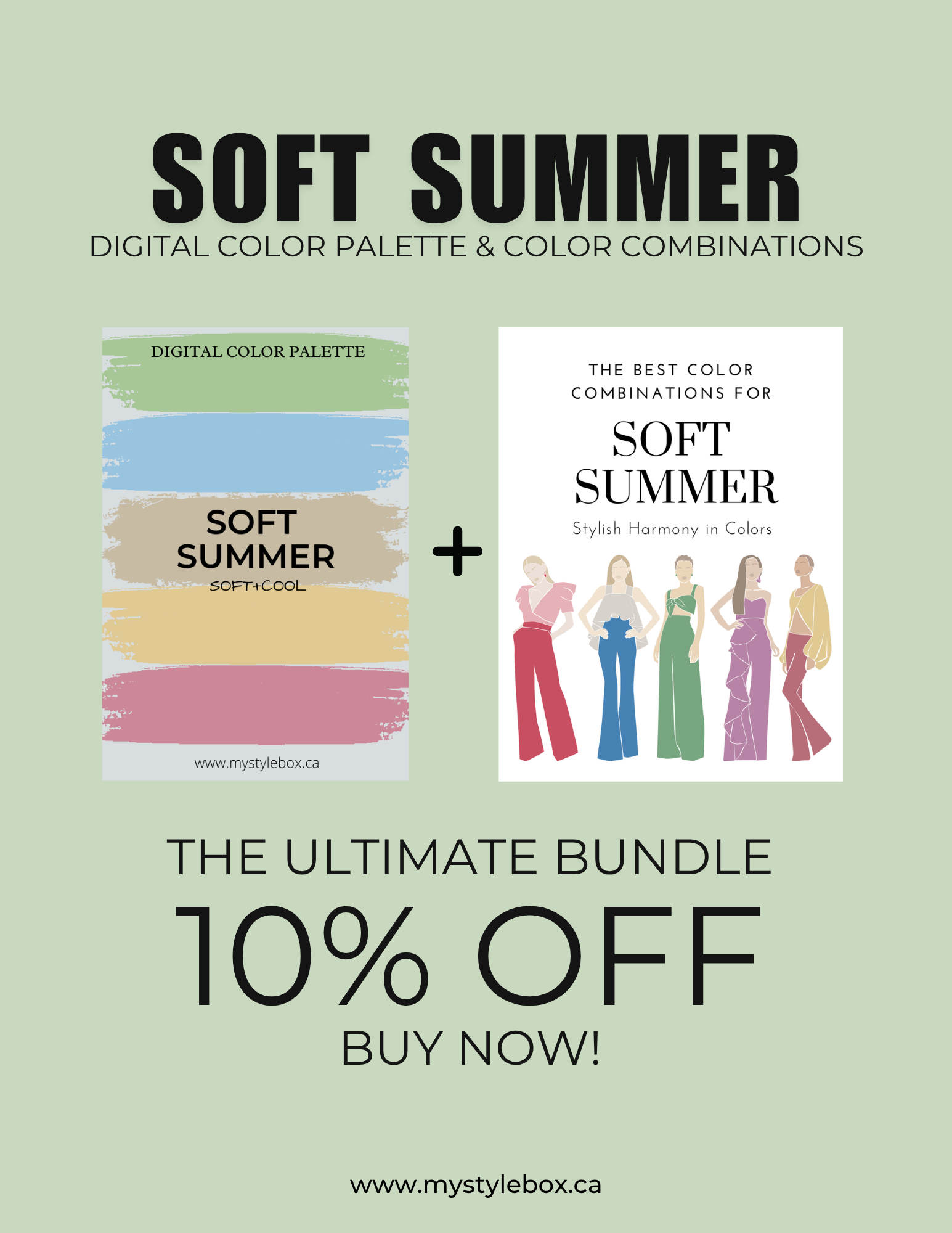 Digital Seasonal Color Palette and Combinations