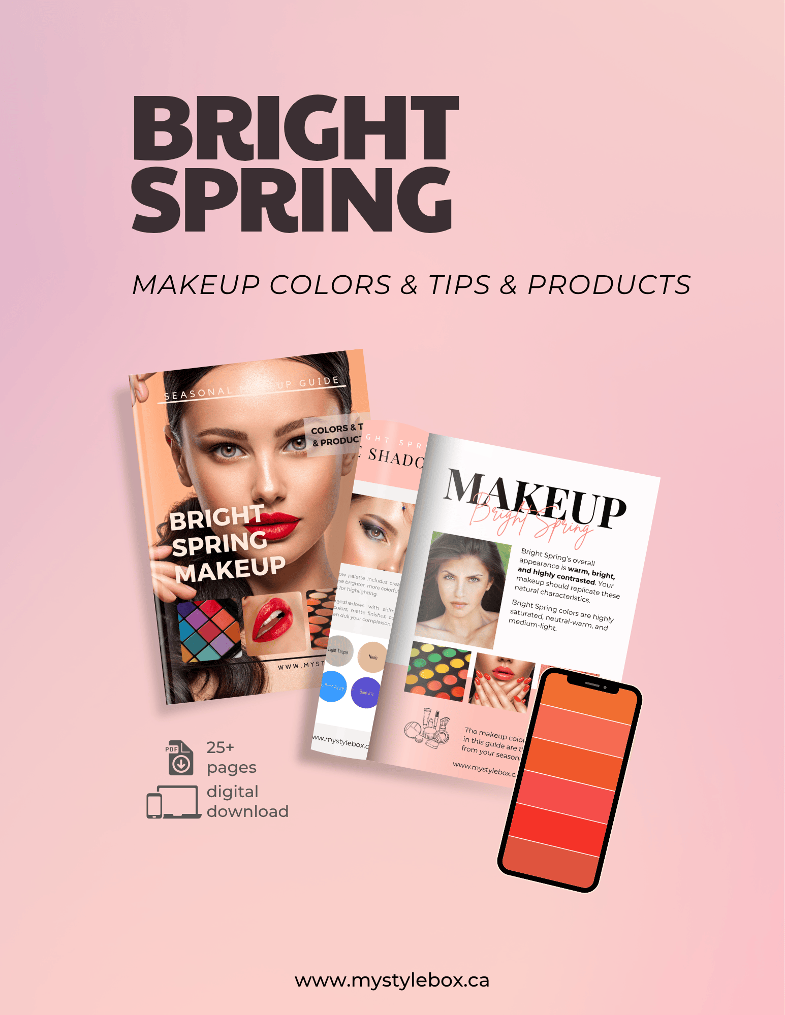 Bright Spring Color Season Makeup Guide