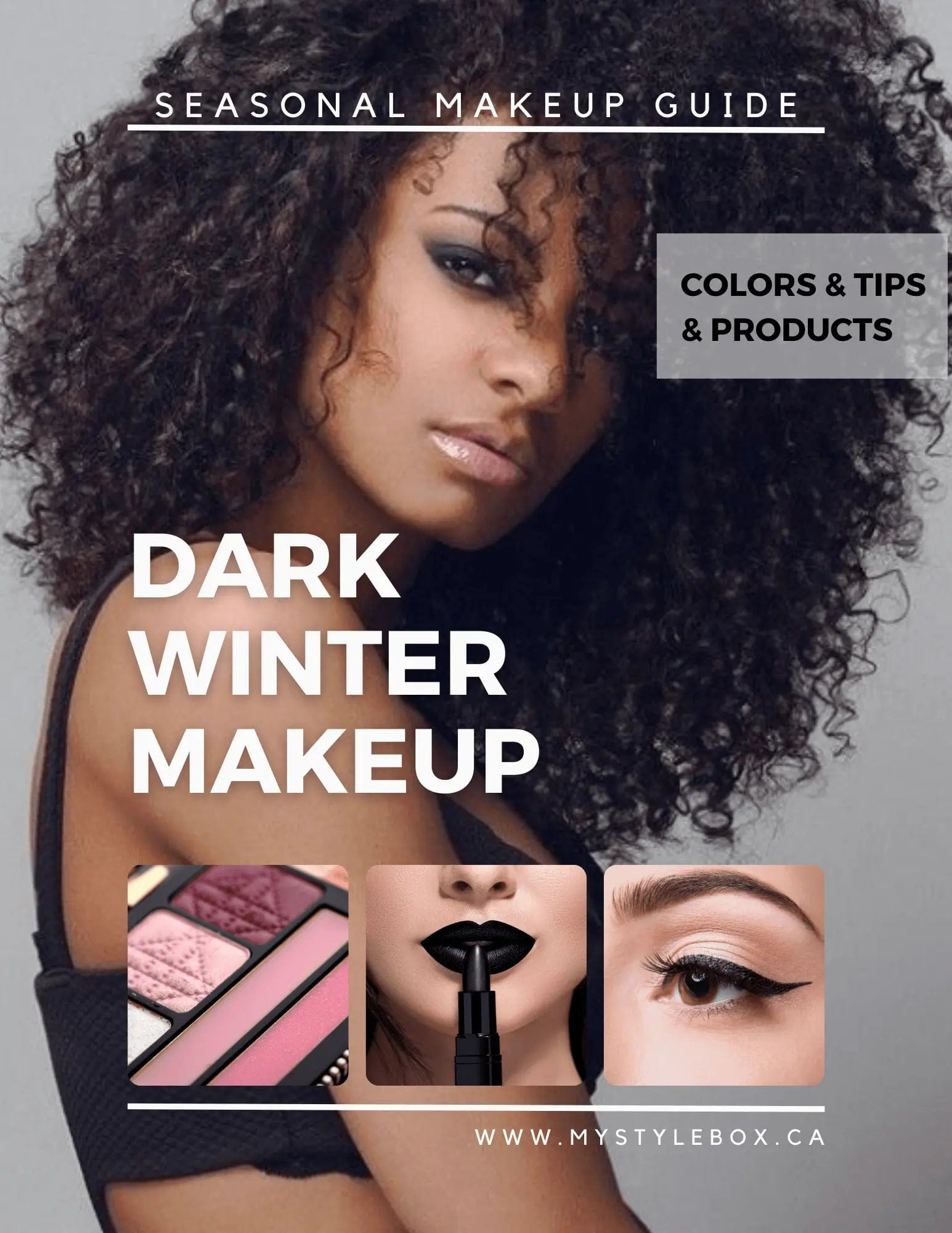 Dark Winter Color Season Makeup Guide