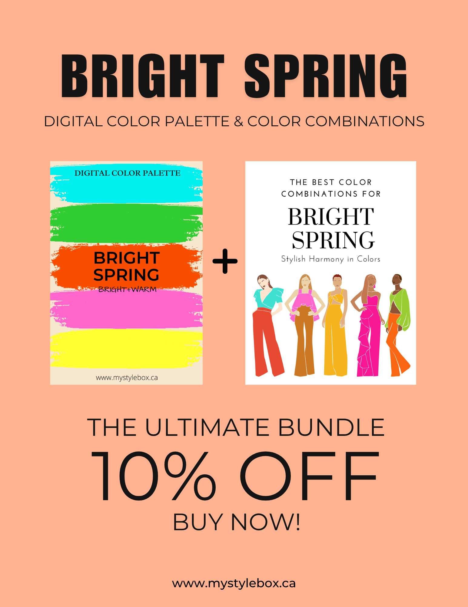 Digital Seasonal Color Palette and Combinations