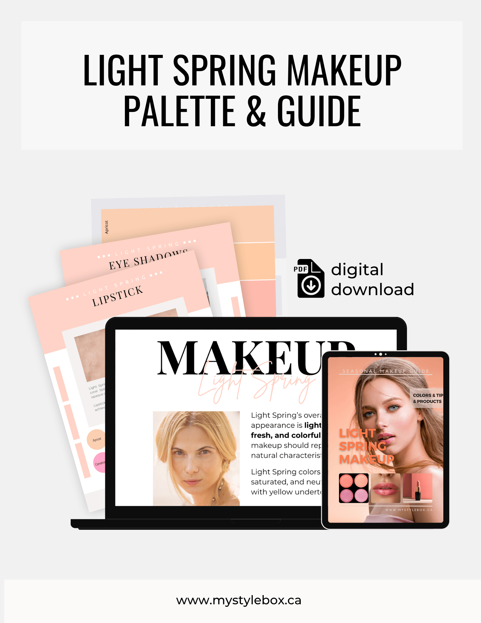 Light Spring Color Season Makeup Guide