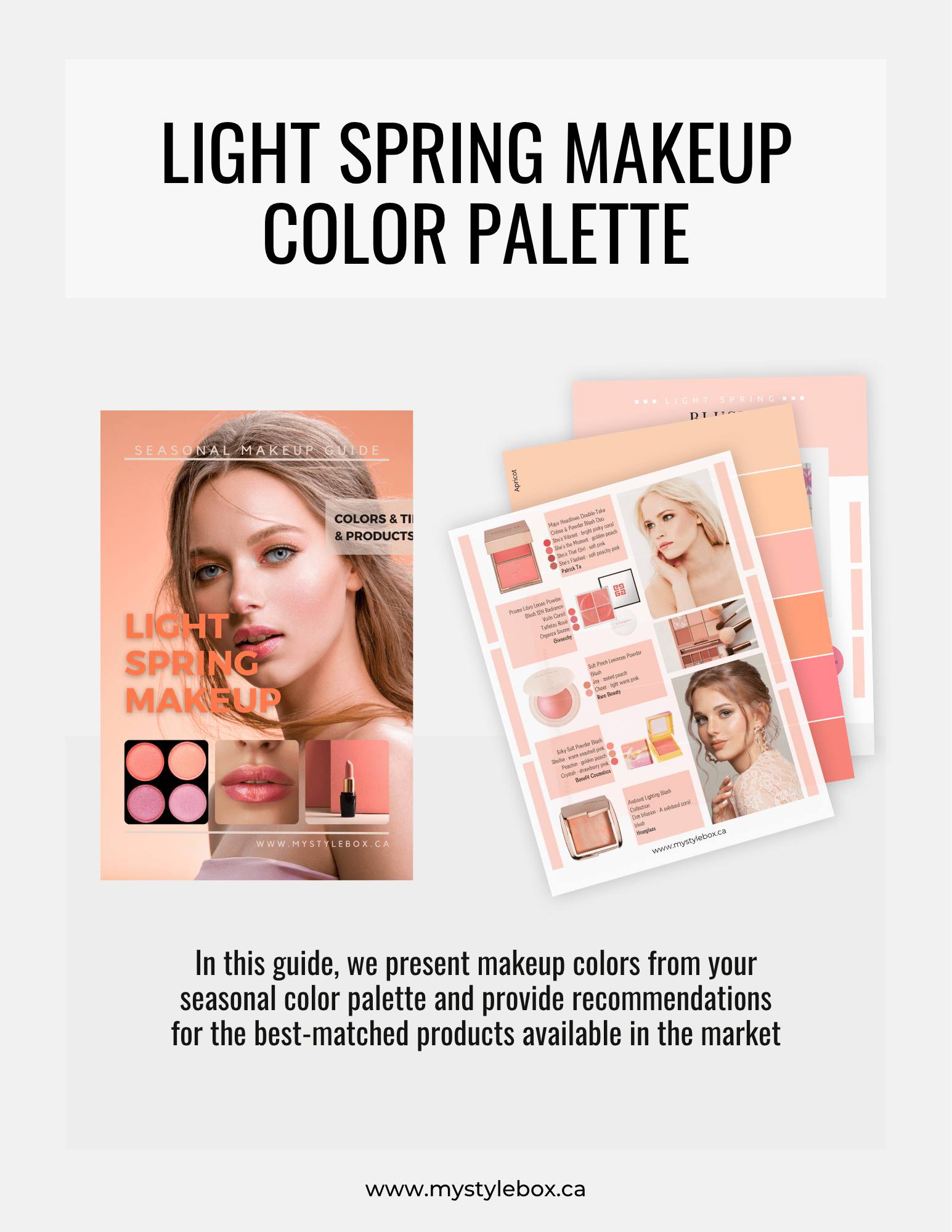 Light Spring Color Season Makeup Guide