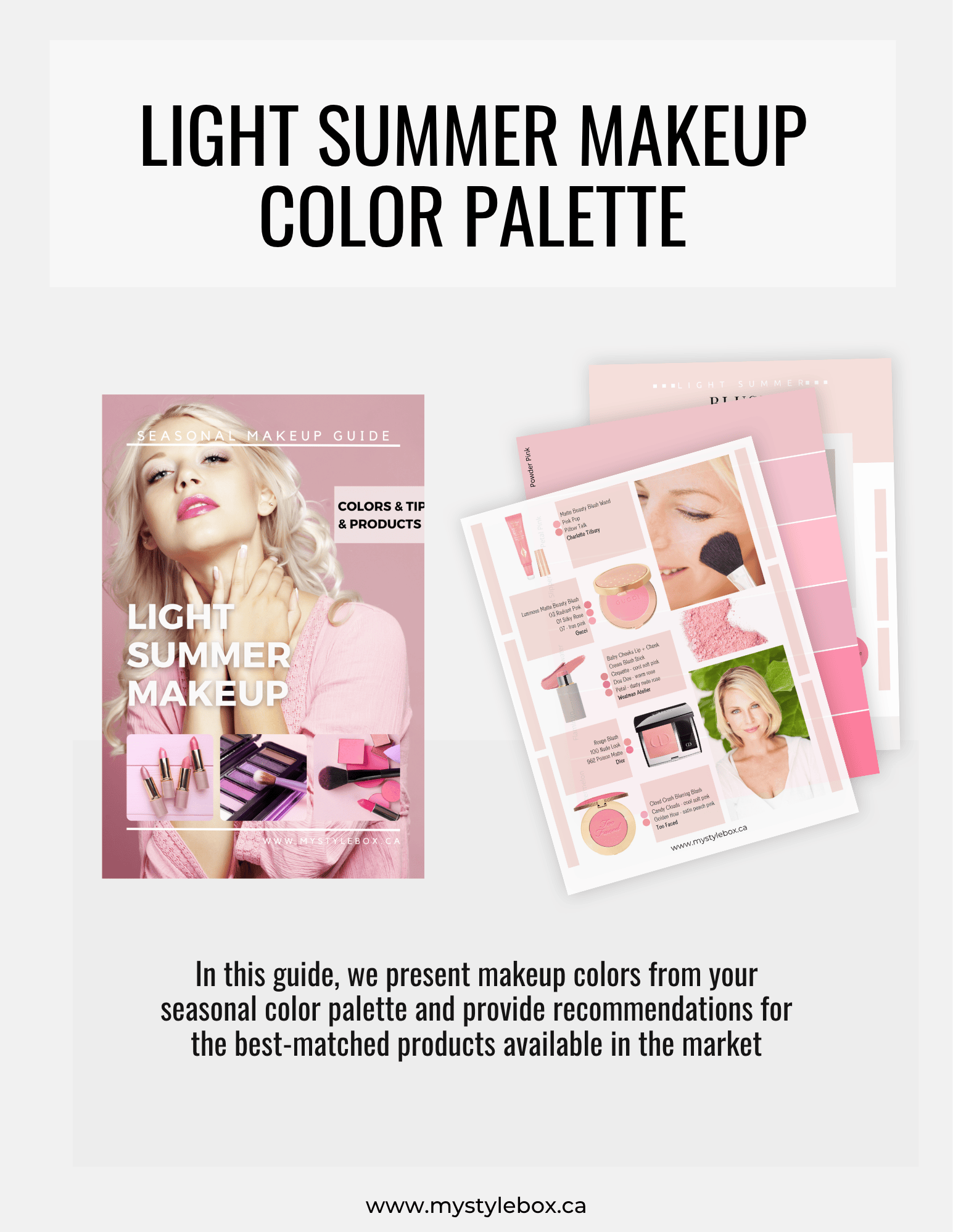 Light Summer Color Season Makeup Guide