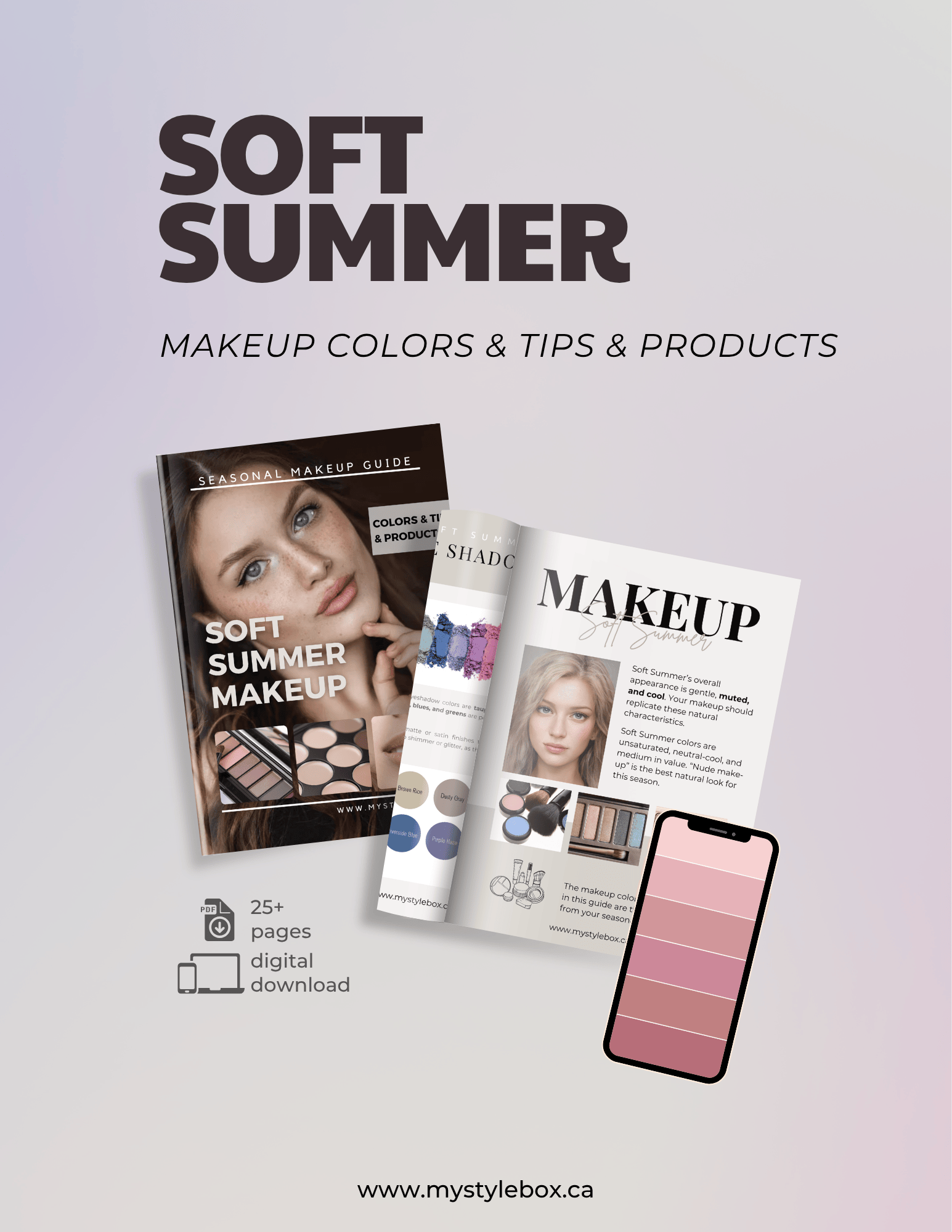 Soft Summer Color Season Makeup Guide