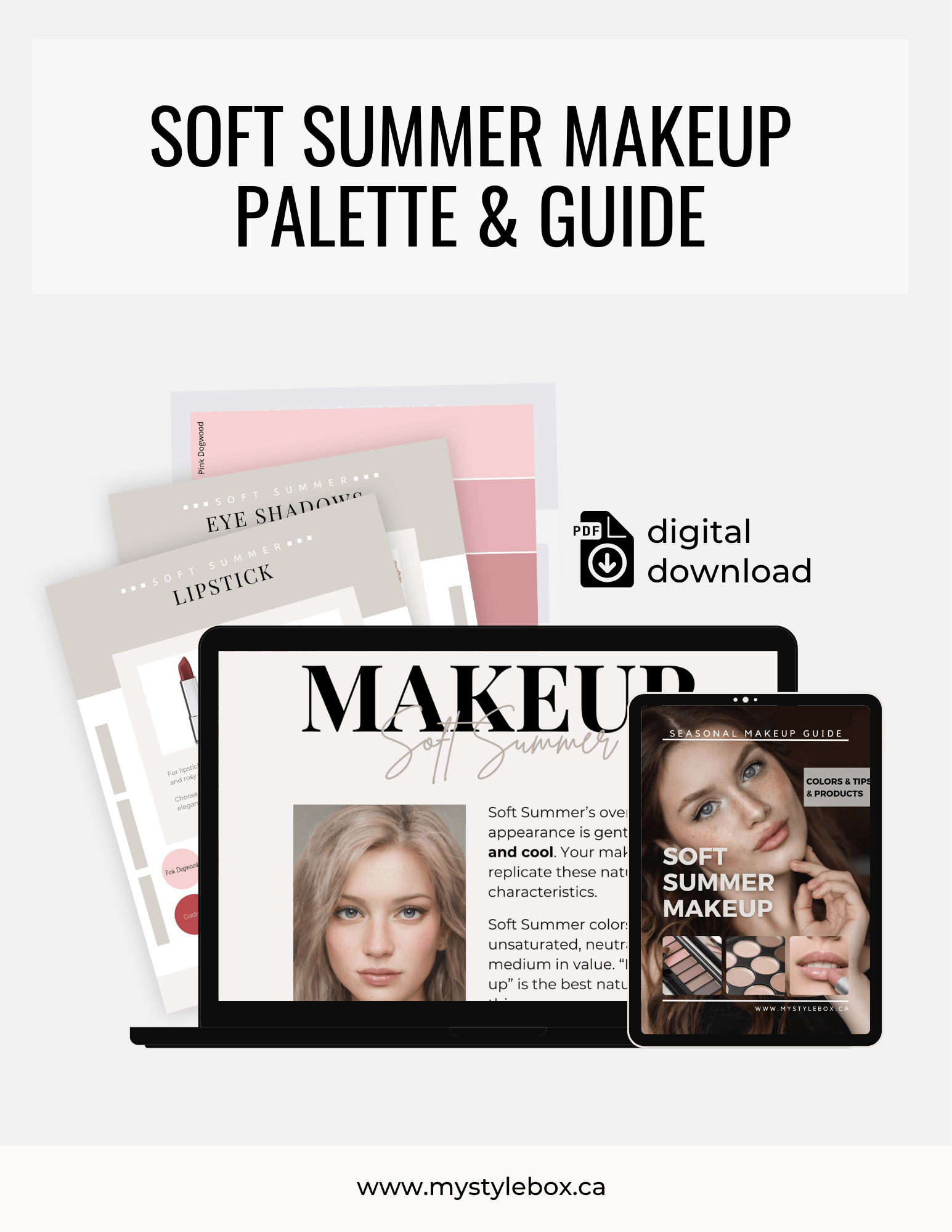 Soft Summer Color Season Makeup Guide
