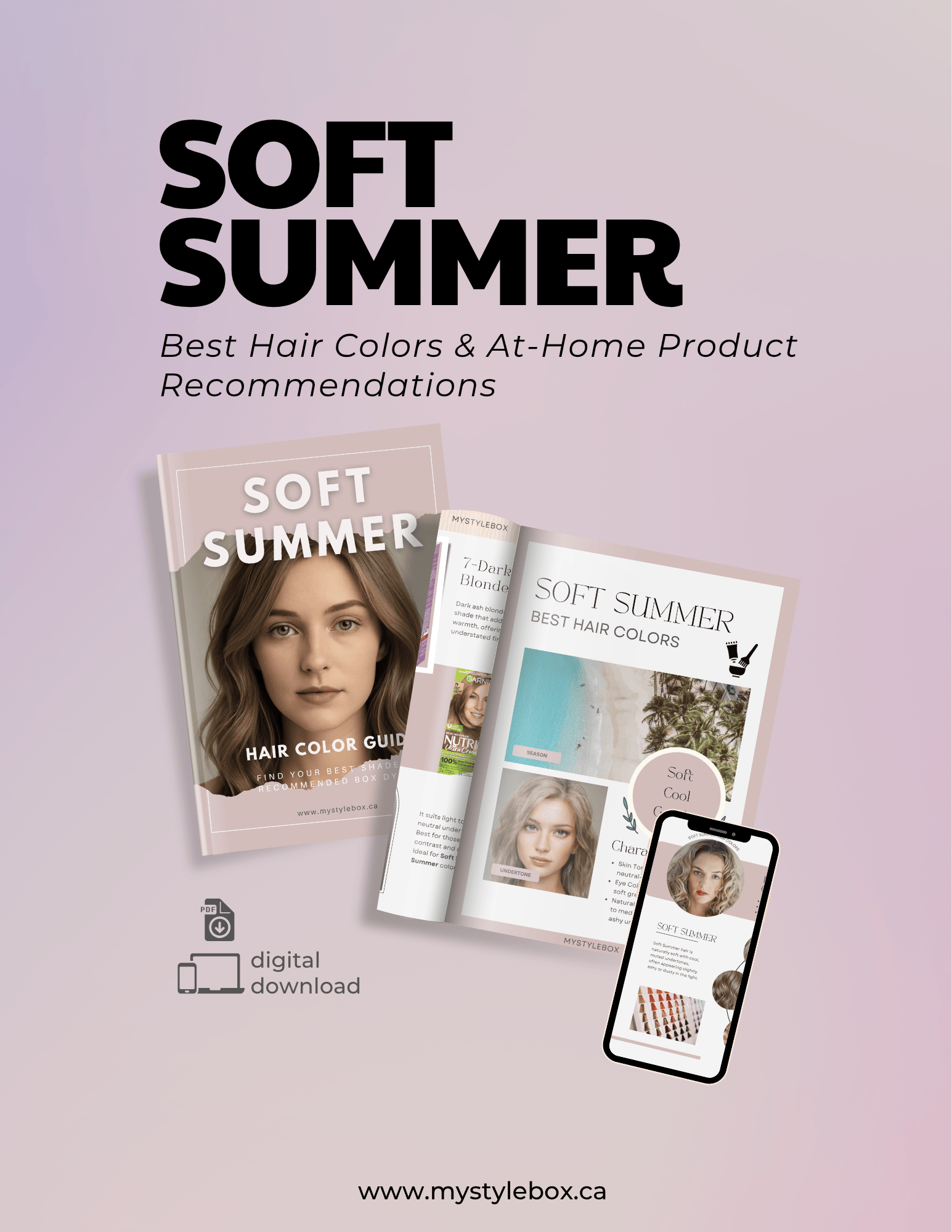 Soft Summer Season Hair Color Guide
