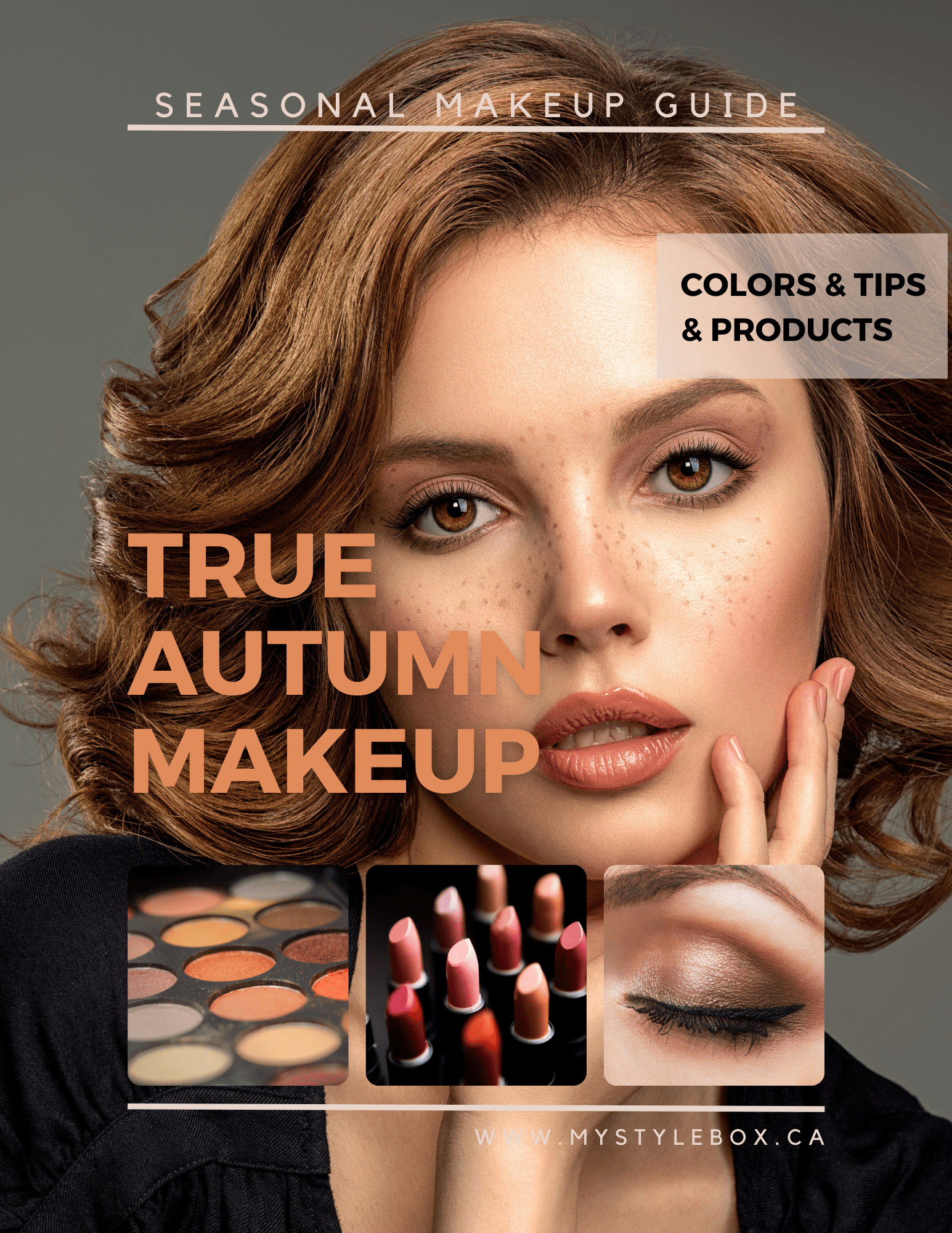 True Autumn Digital Color Palette and Makeup Guide