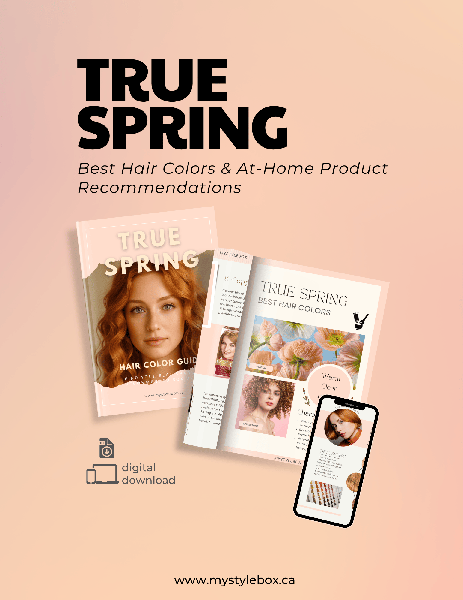 True Spring Season Hair Color Guide