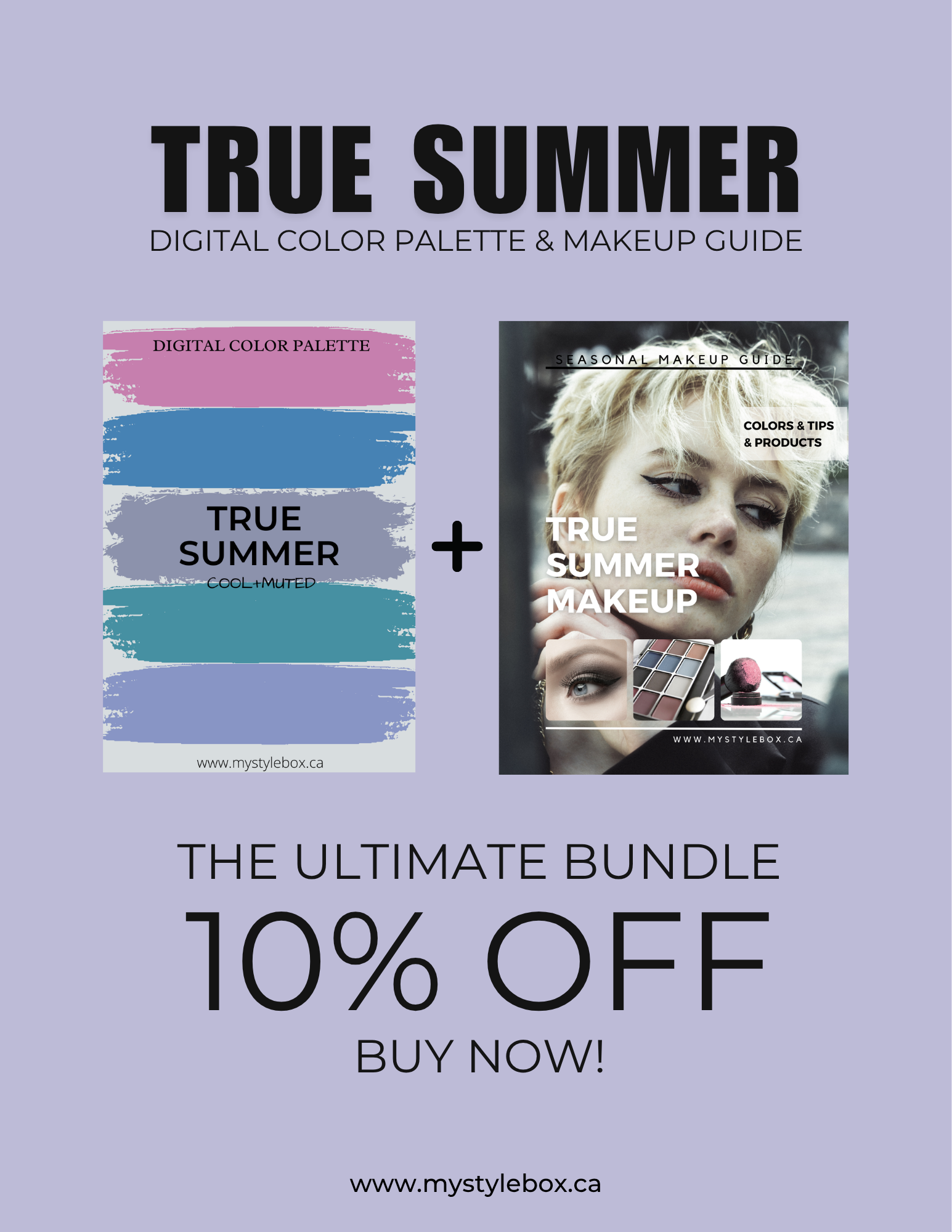 True Summer Digital Color Palette and Makeup Guide