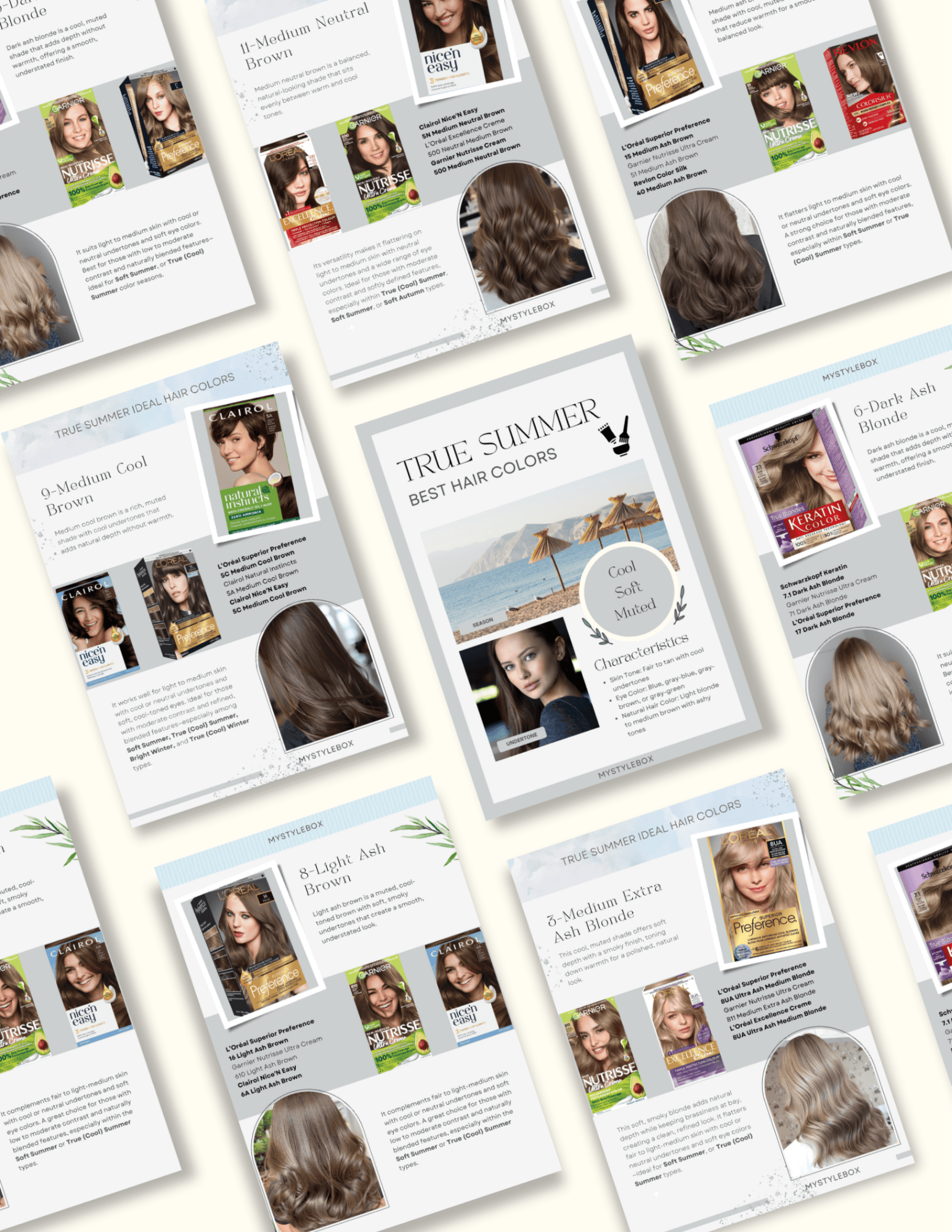 True Summer Season Hair Color Guide