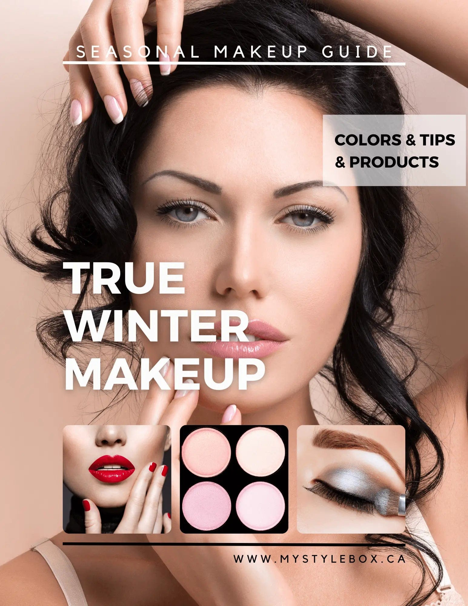 True Winter Color Season Makeup Guide