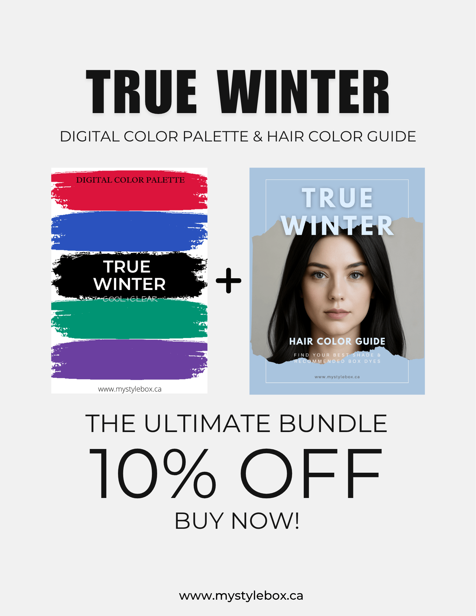 True Winter Season Hair Color Guide