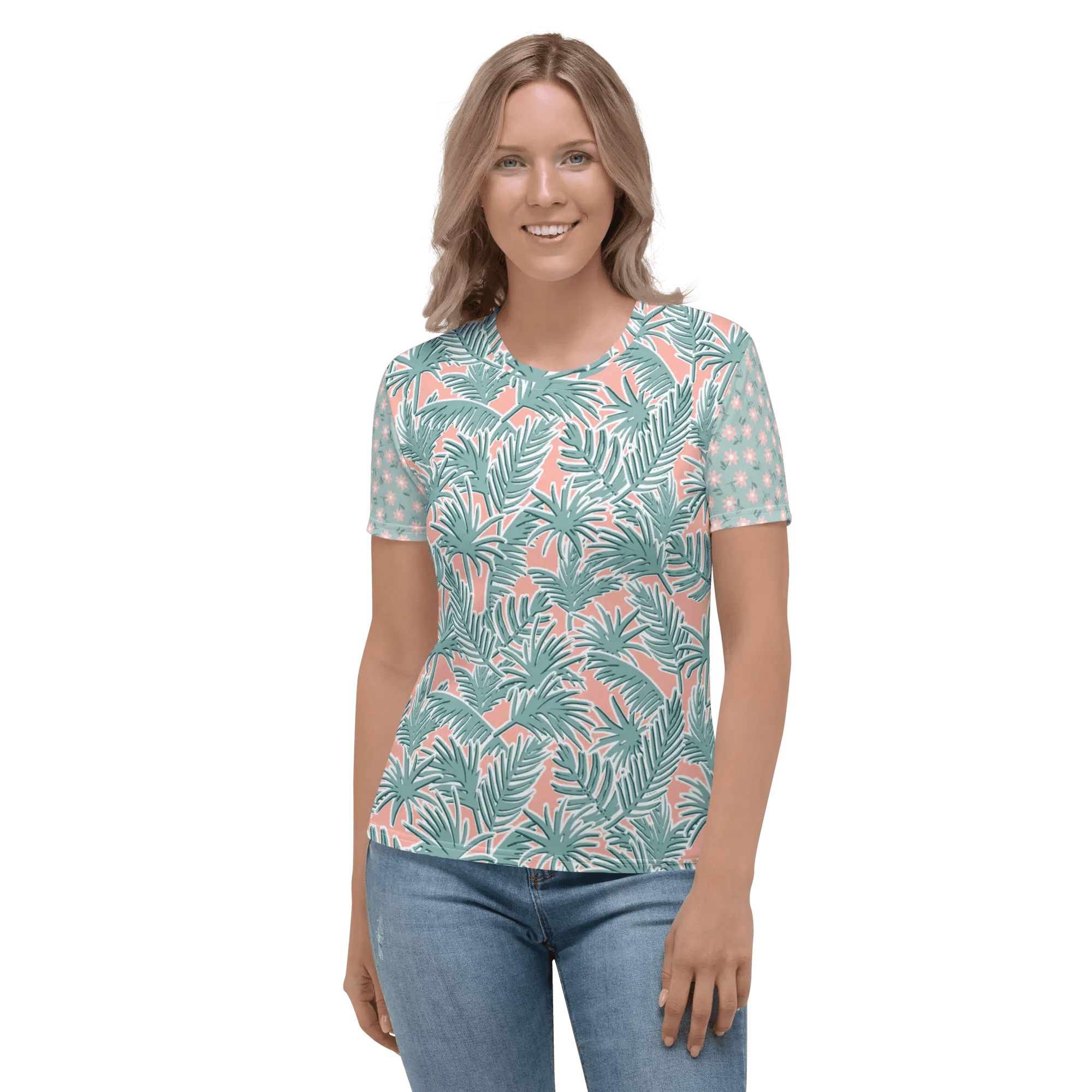 Women's T-Shirt with Light Spring Colors