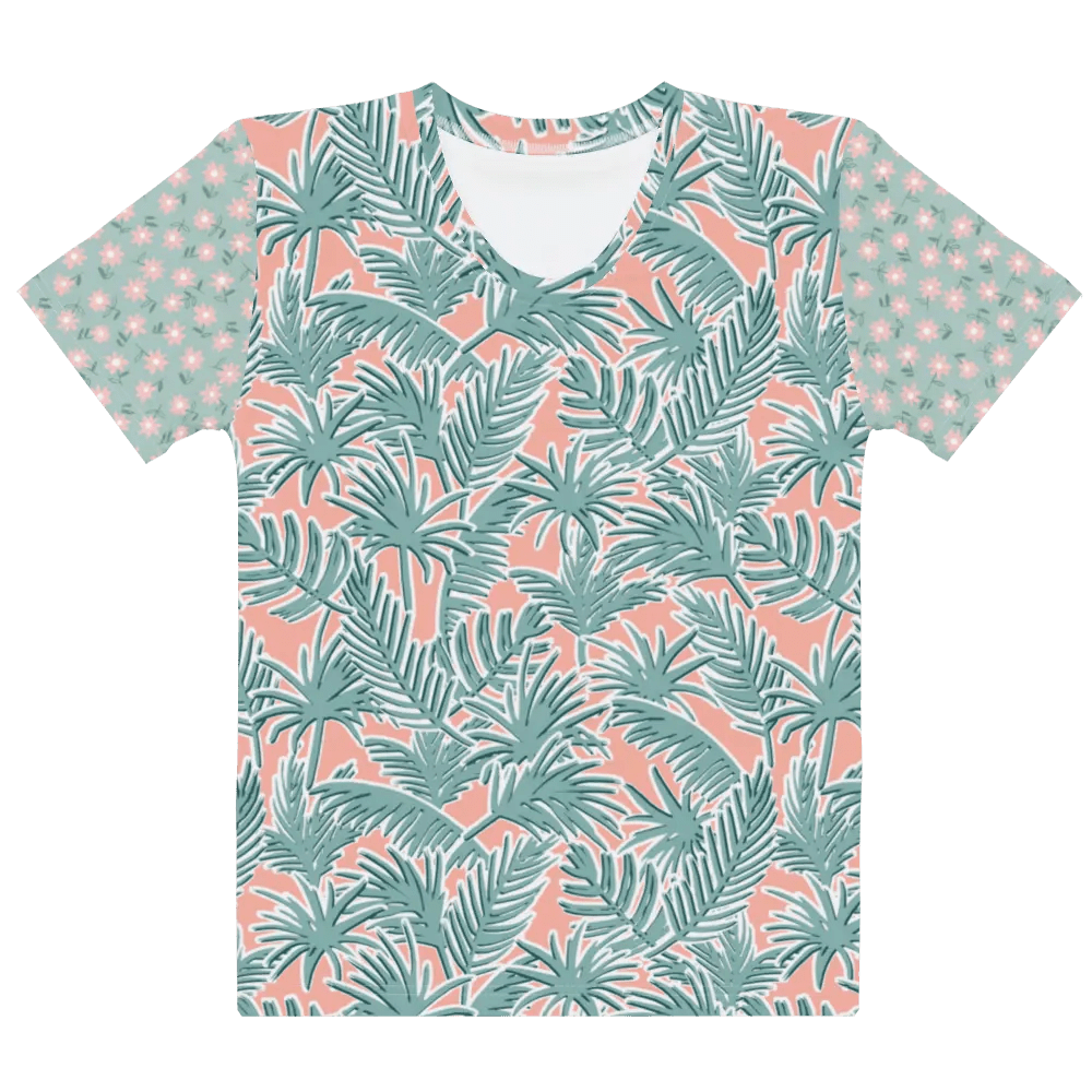Women's T-Shirt with Light Spring Colors