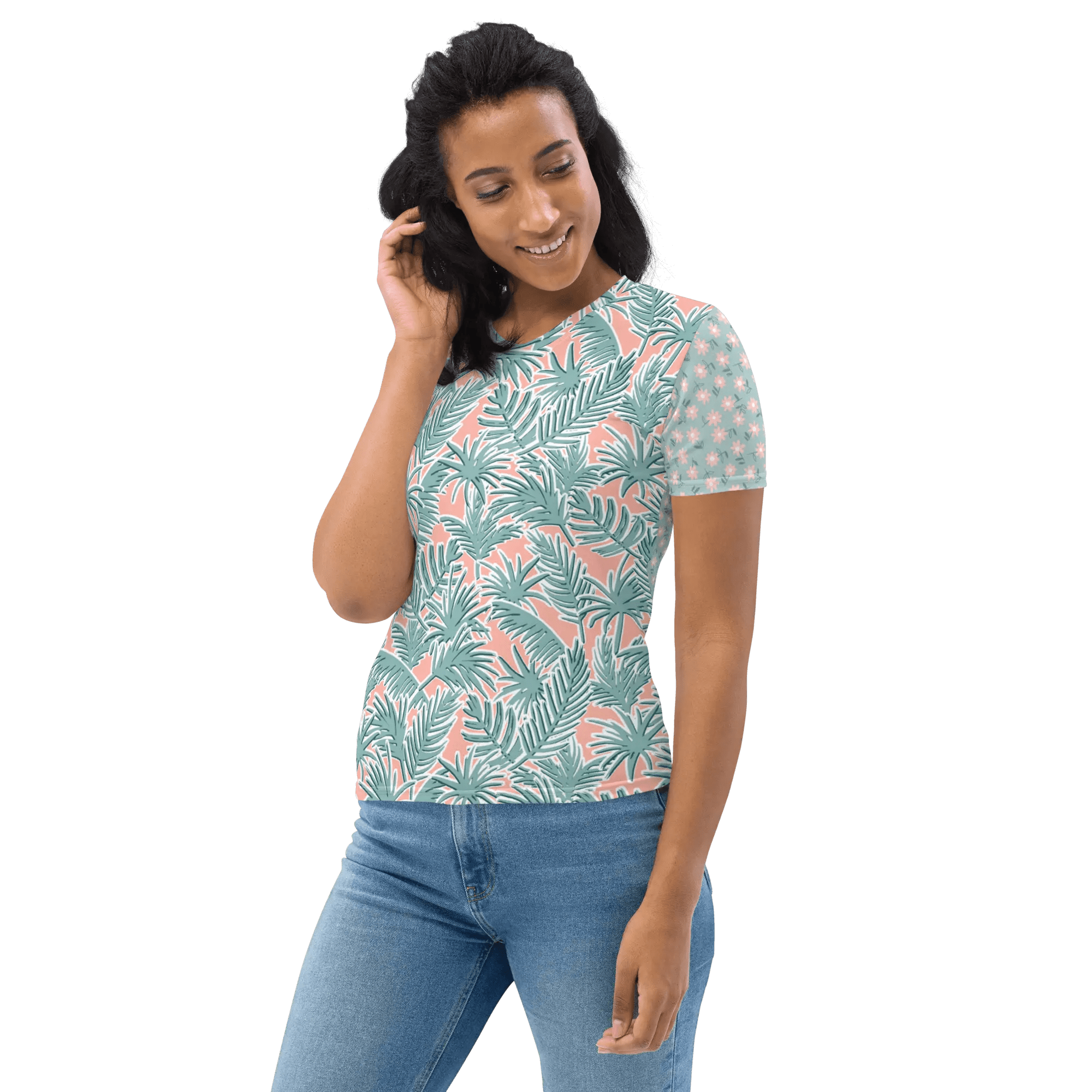 Women's T-Shirt with Light Spring Colors