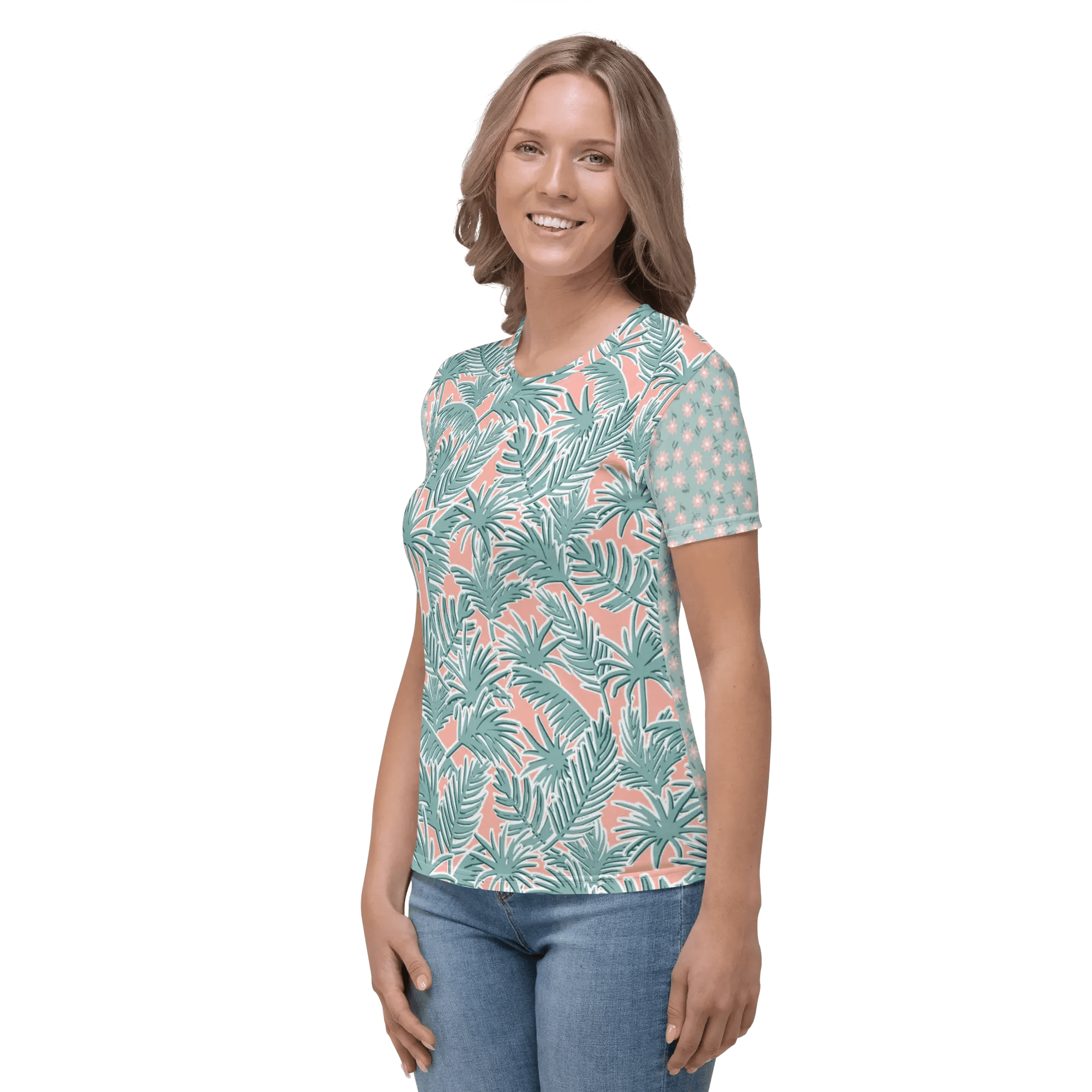 Women's T-Shirt with Light Spring Colors