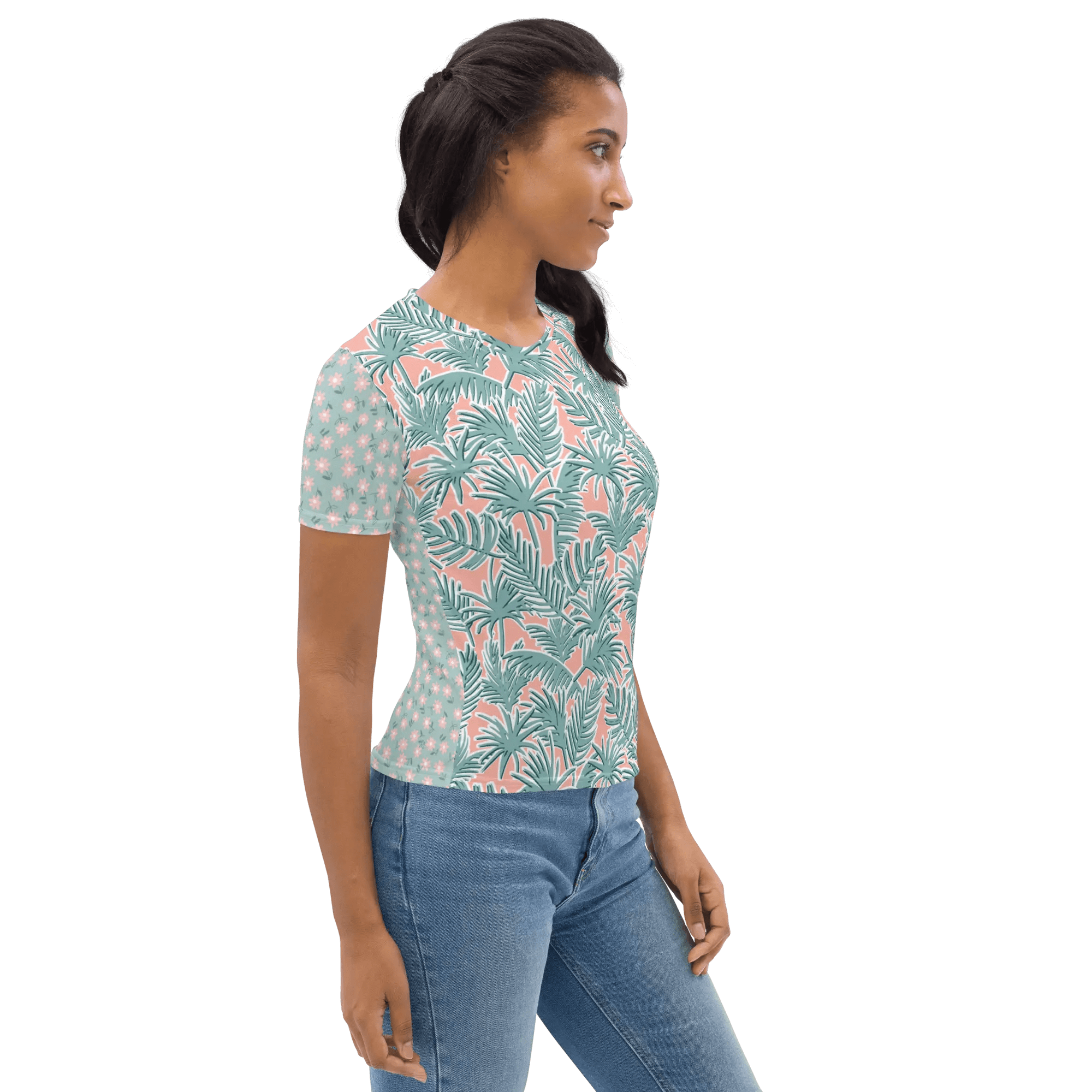 Women's T-Shirt with Light Spring Colors