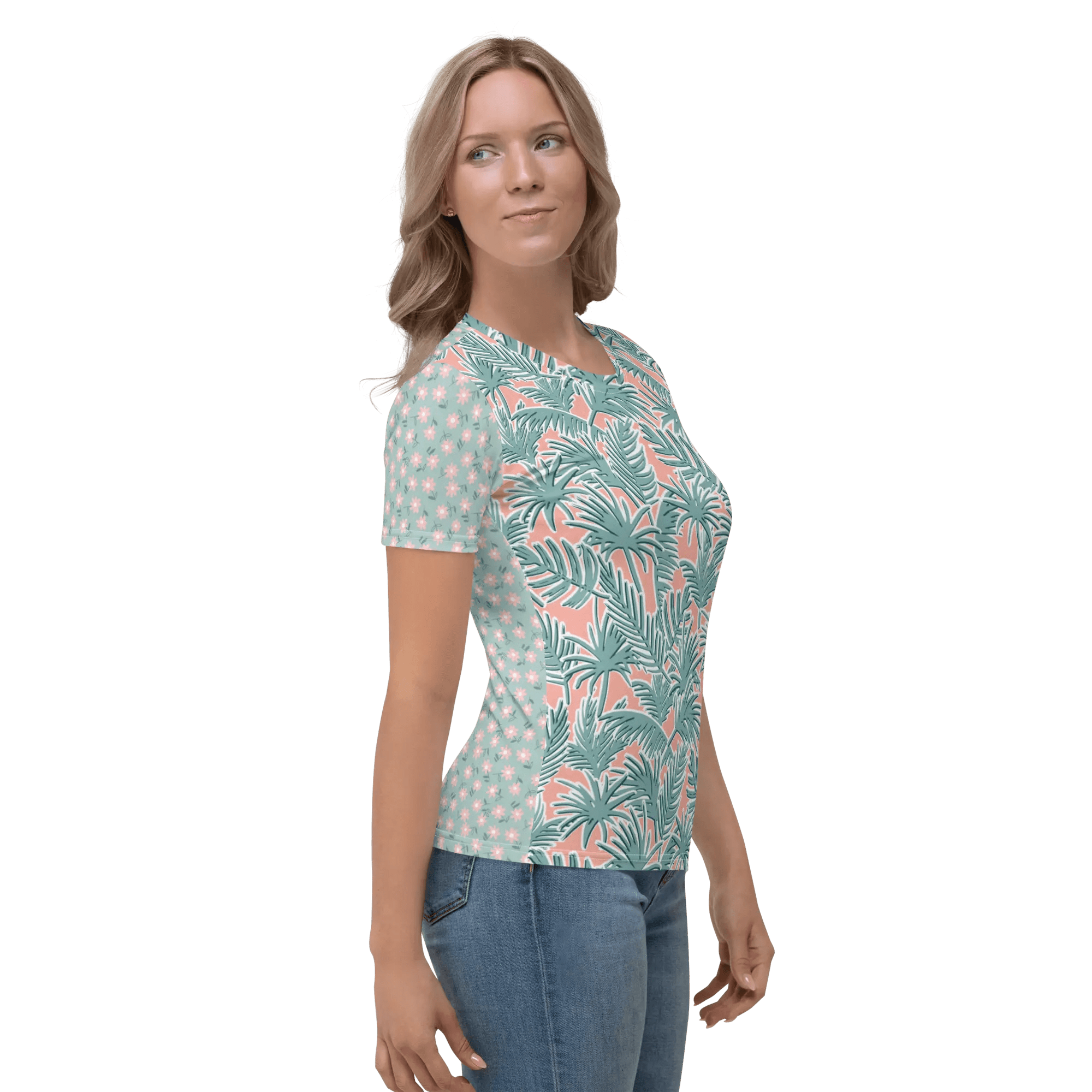 Women's T-Shirt with Light Spring Colors