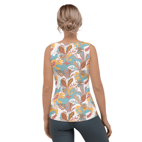 Printed Tank Tops for Soft Autumn Seasonal Color Palette