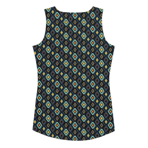Printed Tank Tops for Bright Winter Seasonal Color Palette
