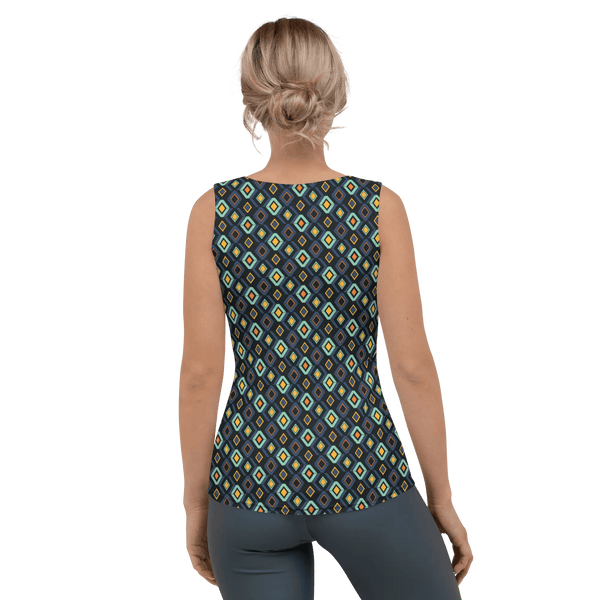Printed Tank Tops for Bright Winter Seasonal Color Palette