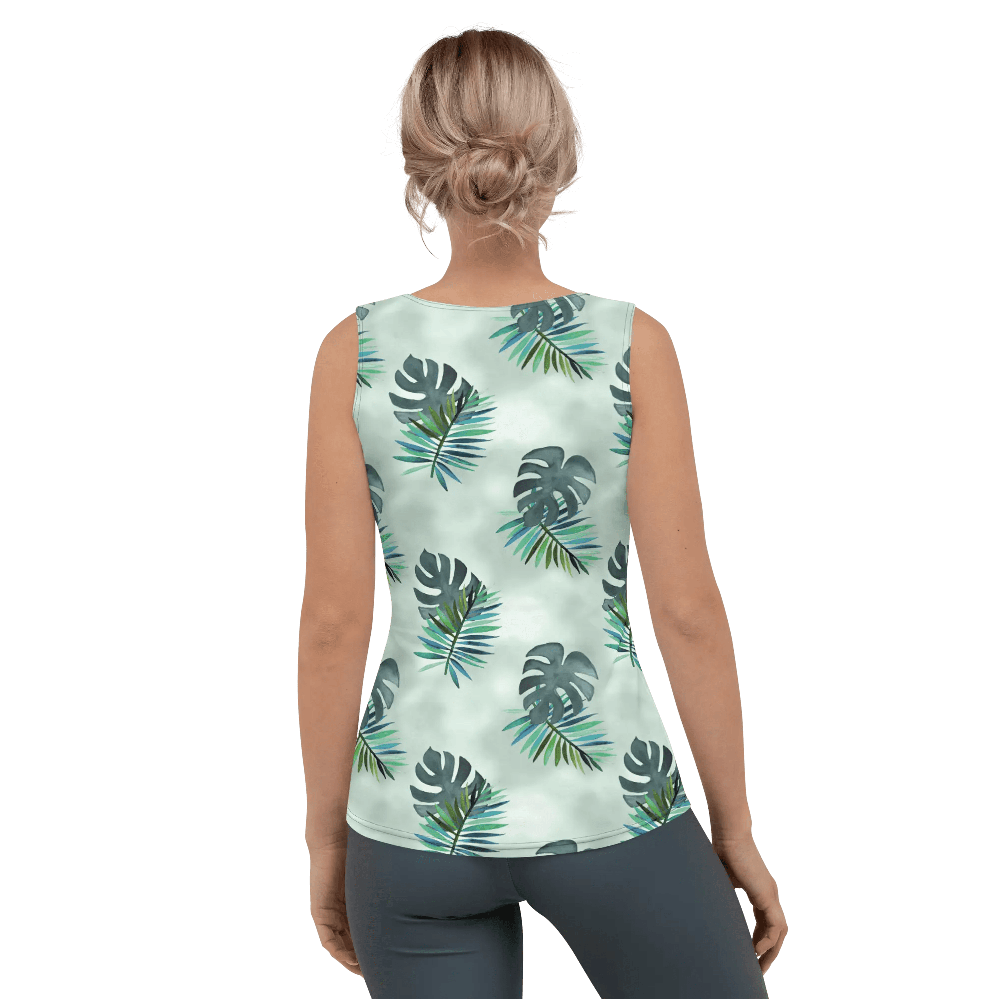 Printed Tank Tops for Bright Winter Seasonal Color Palette
