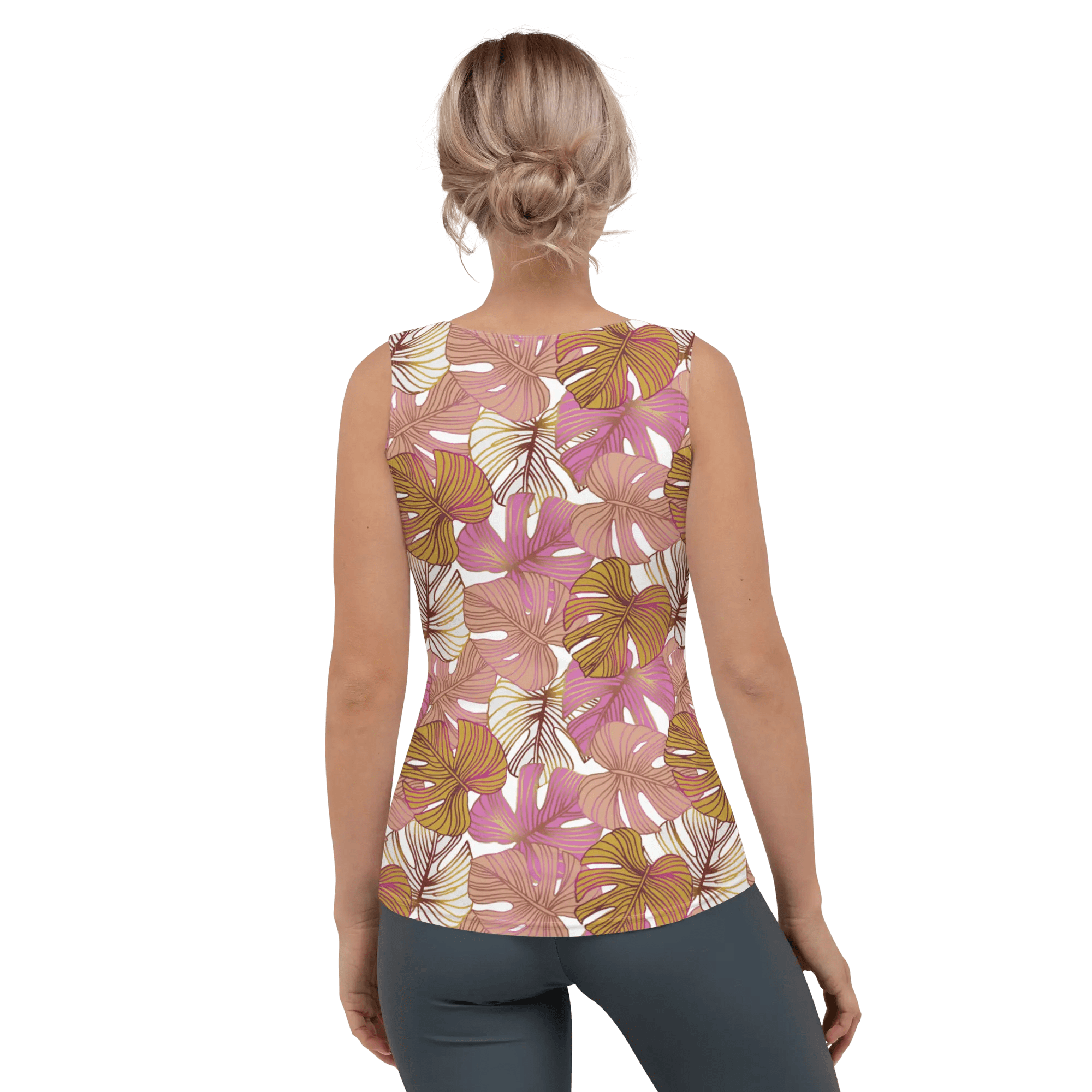 Printed Tank Tops for Soft Autumn Seasonal Color Palette