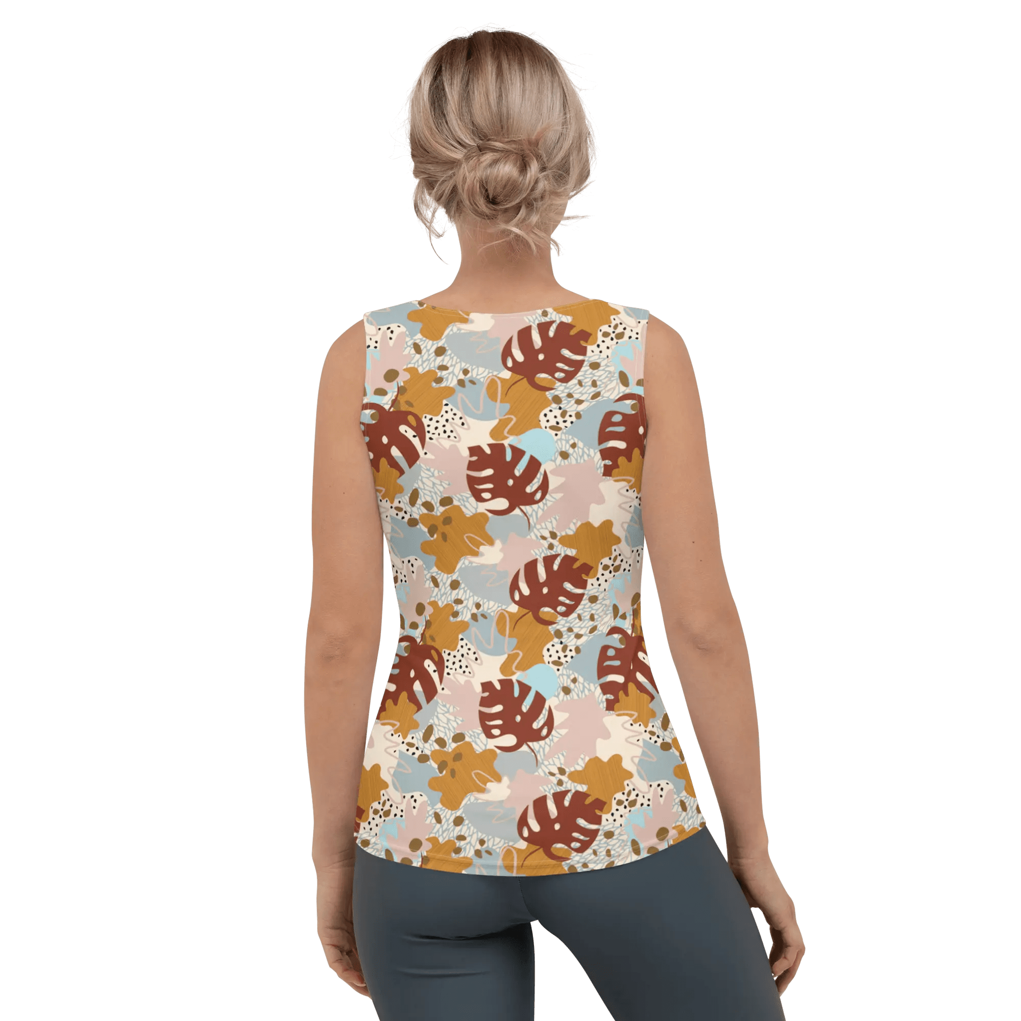Printed Tank Tops for True Autumn Seasonal Color Palette