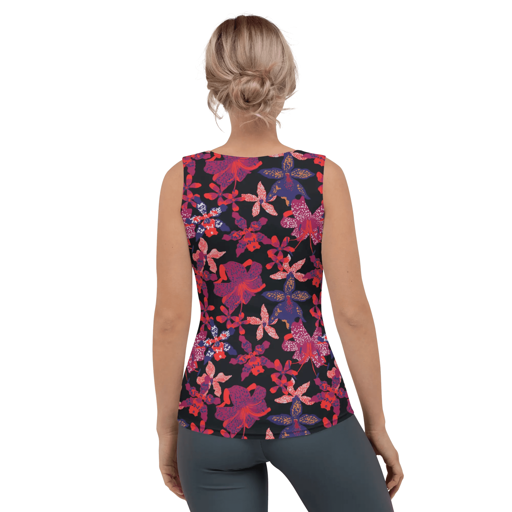 Printed Tank Tops for Bright Winter Seasonal Color Palette