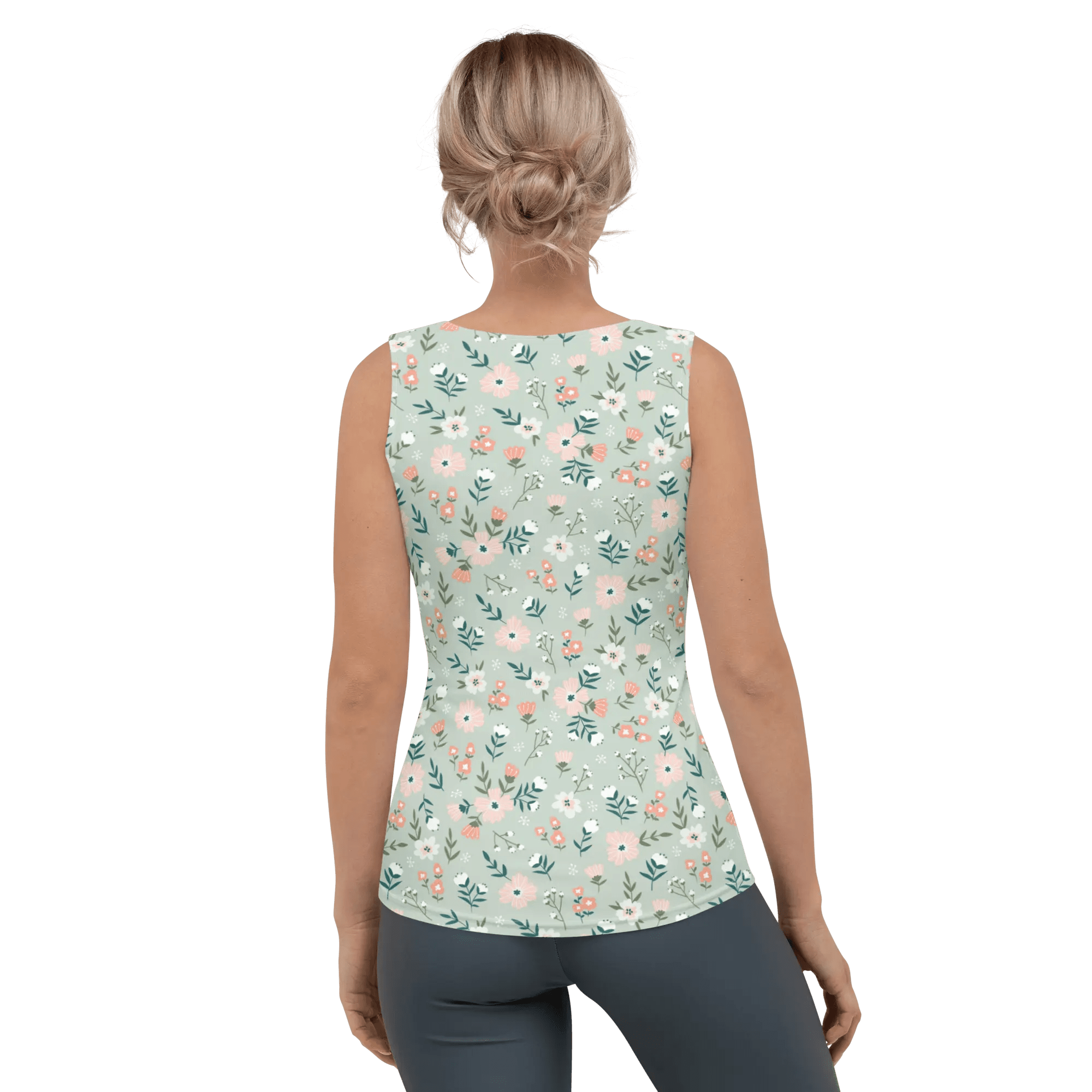 Printed Tank Tops for Soft Summer Seasonal Color Palette