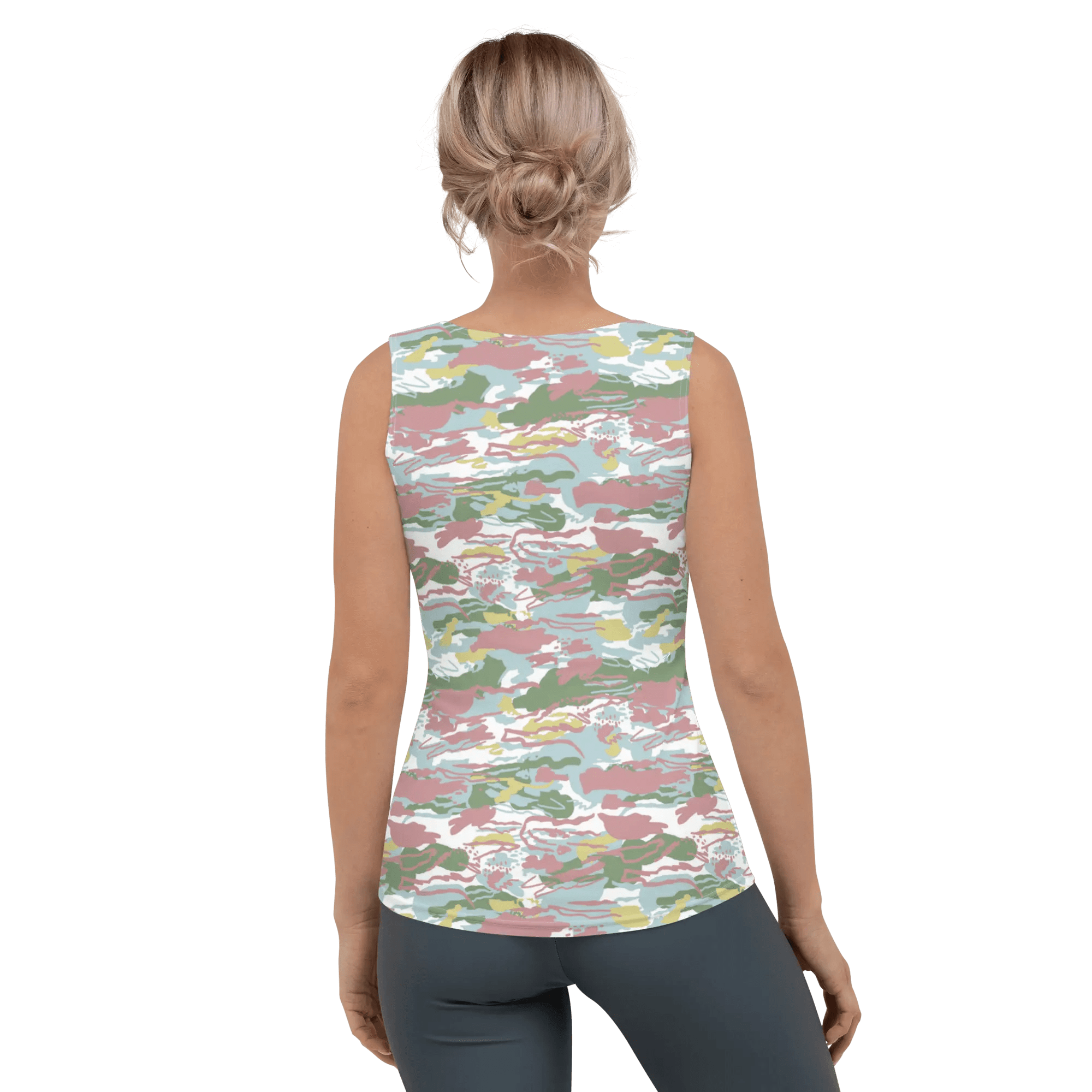 Printed Tank Tops for Soft Summer Seasonal Color Palette