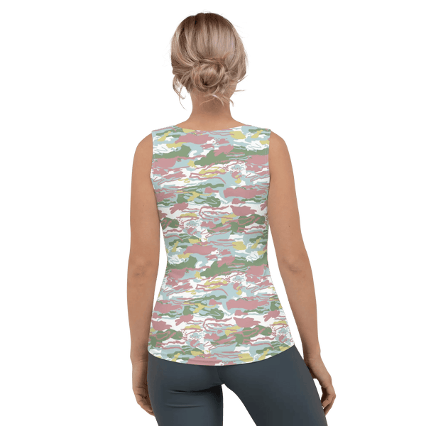 Printed Tank Tops for Soft Summer Seasonal Color Palette