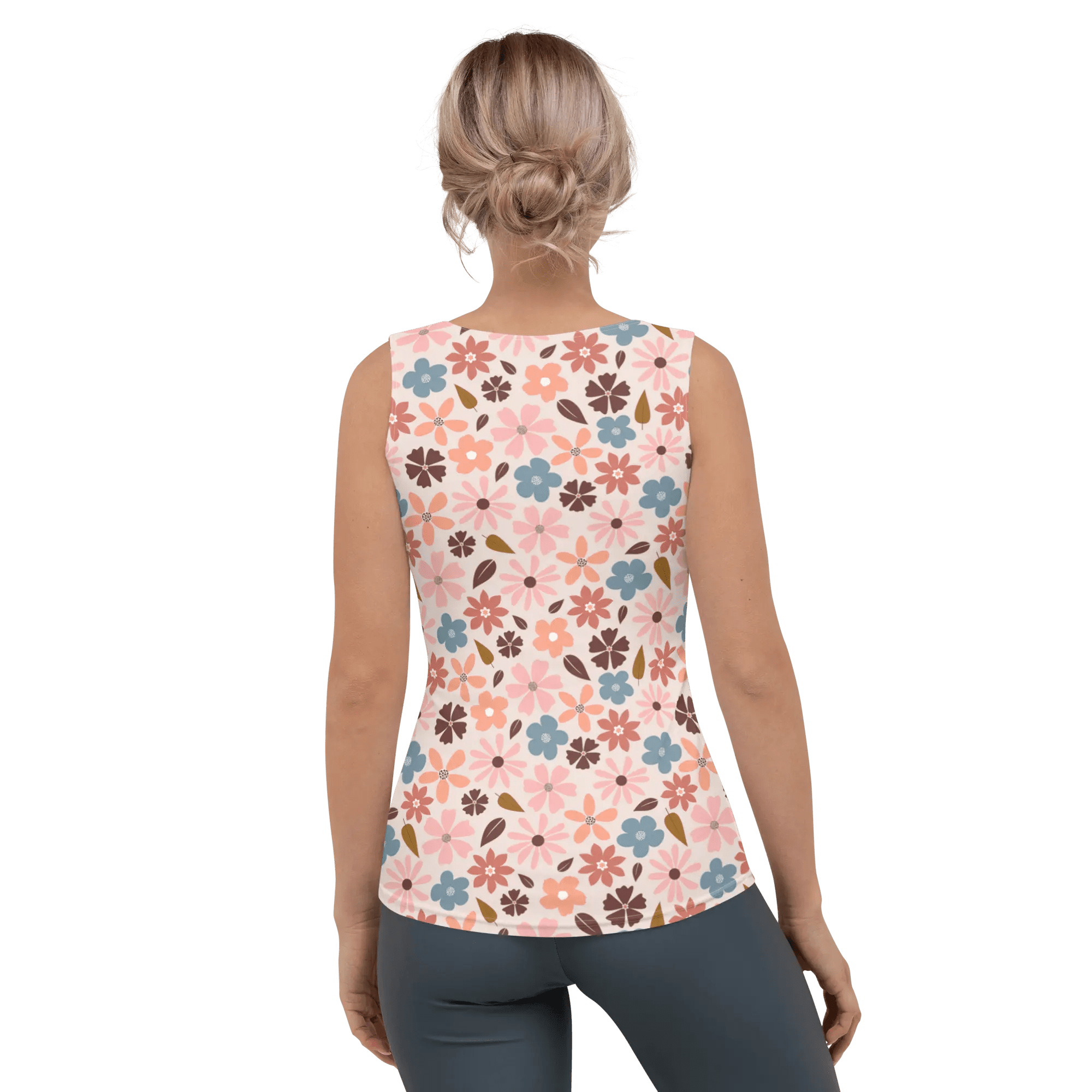 Printed Tank Tops for Soft Autumn Seasonal Color Palette