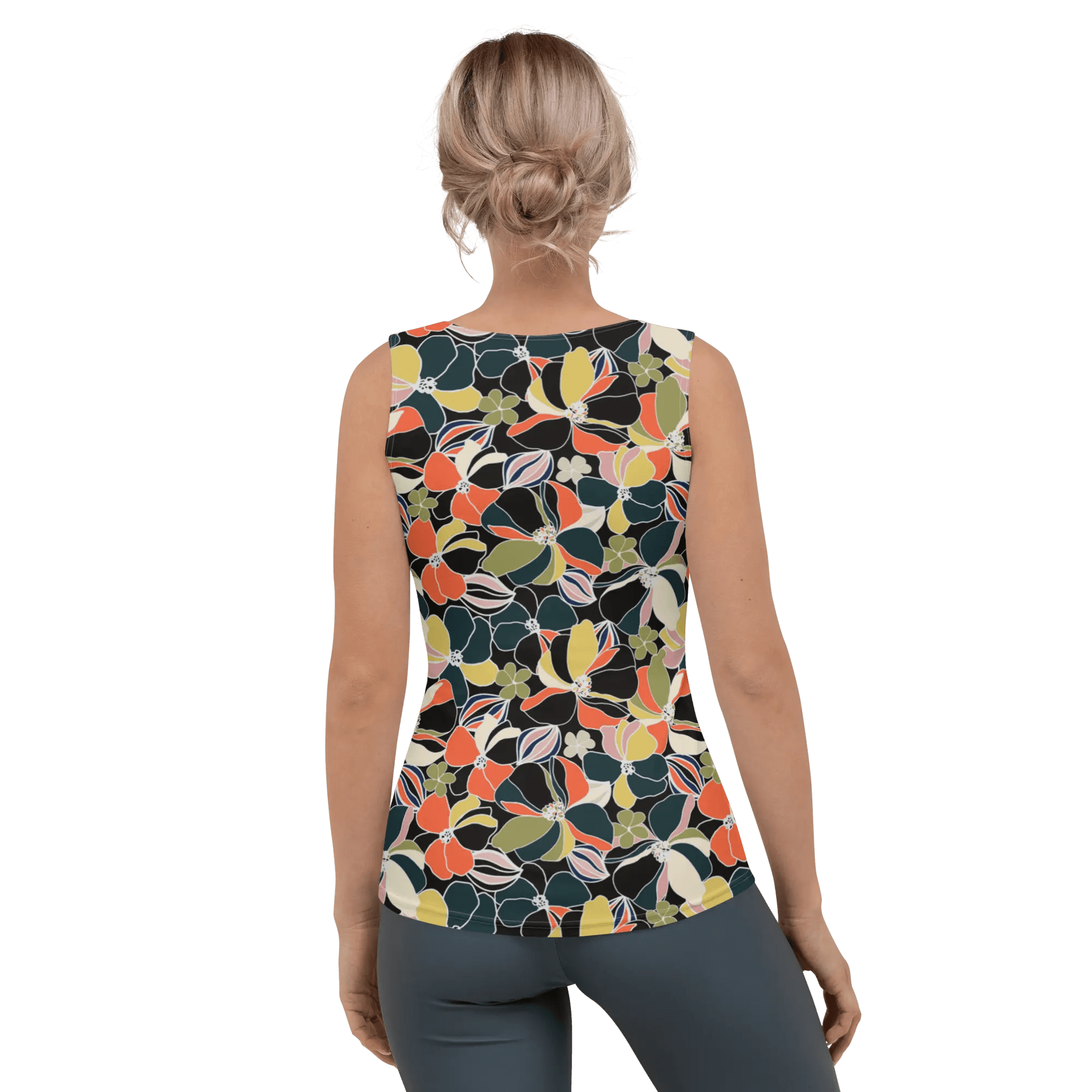 Printed Tank Tops for Dark Autumn Seasonal Color Palette