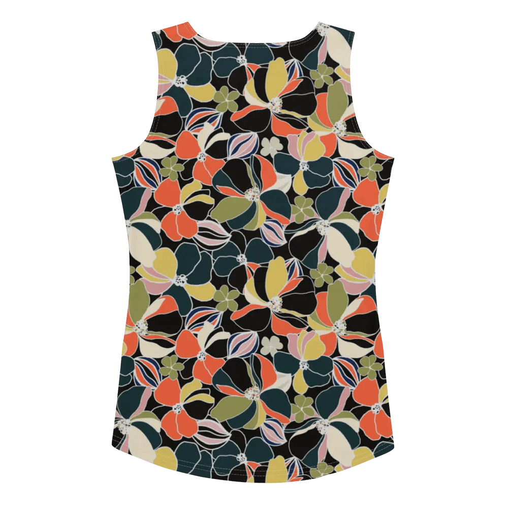 Printed Tank Tops for Dark Autumn Seasonal Color Palette
