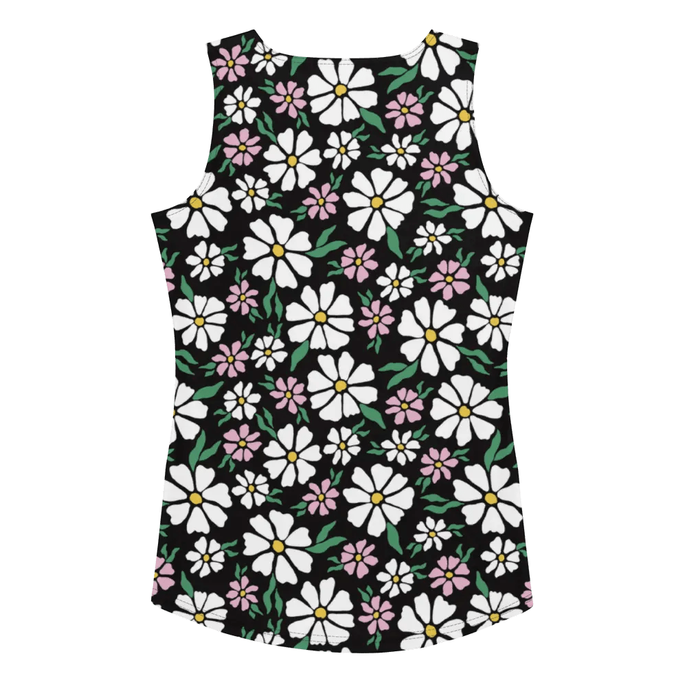 Printed Tank Tops for Bright Winter Seasonal Color Palette