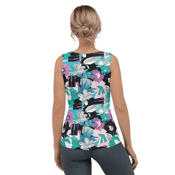 Printed Tank Tops for Bright Winter Seasonal Color Palette