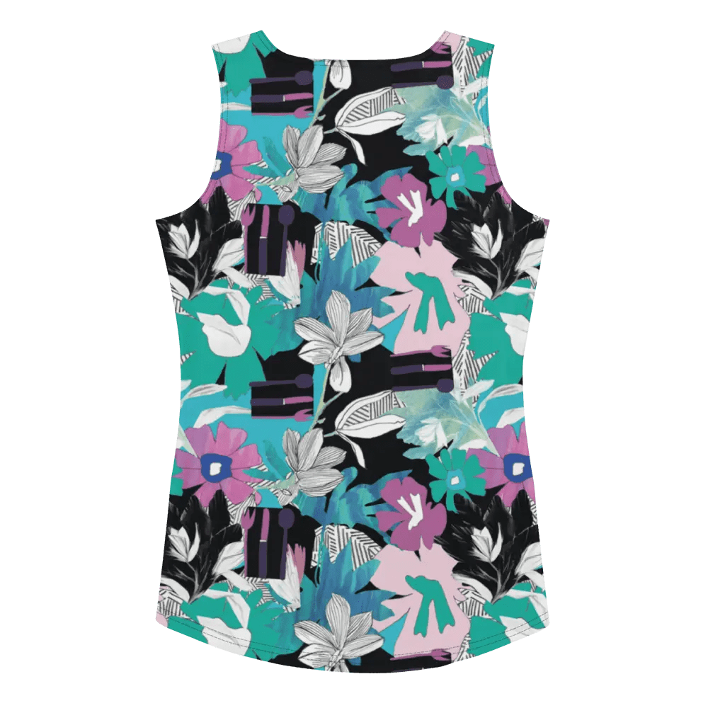 Printed Tank Tops for Bright Winter Seasonal Color Palette