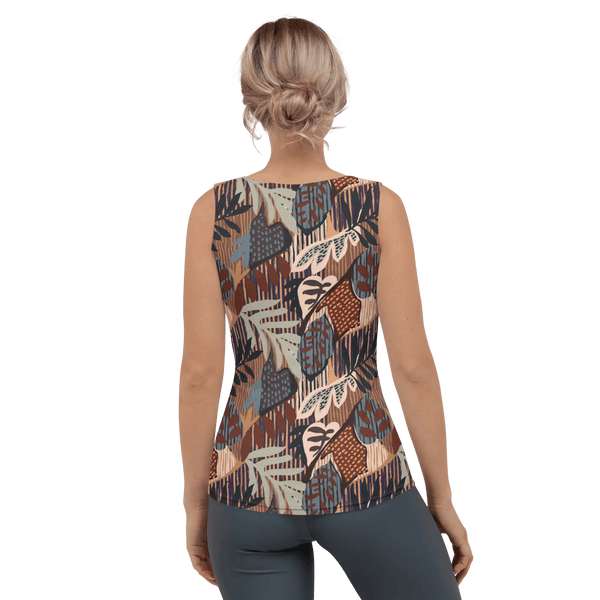 Printed Tank Tops for Dark Autumn Seasonal Color Palette