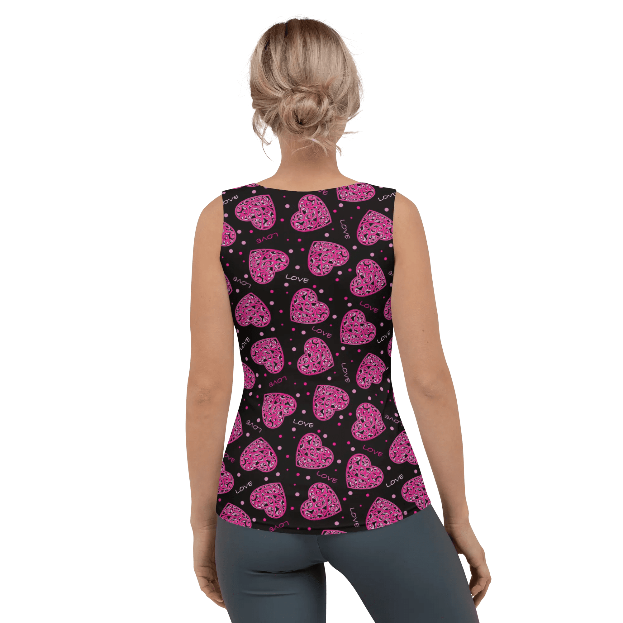 Printed Tank Tops for Bright Winter Seasonal Color Palette
