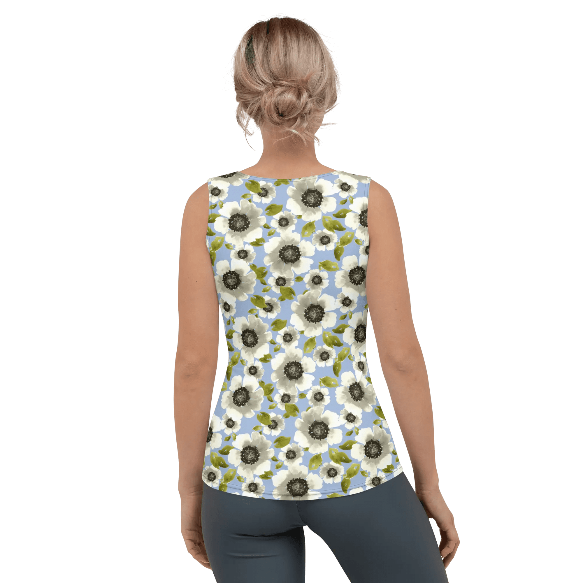 Printed Tank Tops for Soft Summer Seasonal Color Palette
