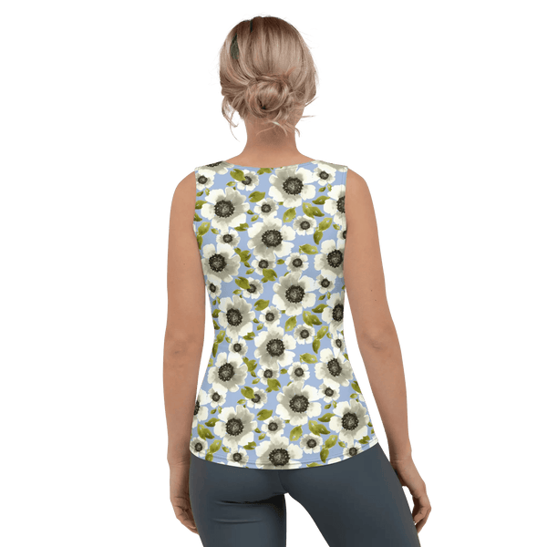 Printed Tank Tops for Soft Summer Seasonal Color Palette