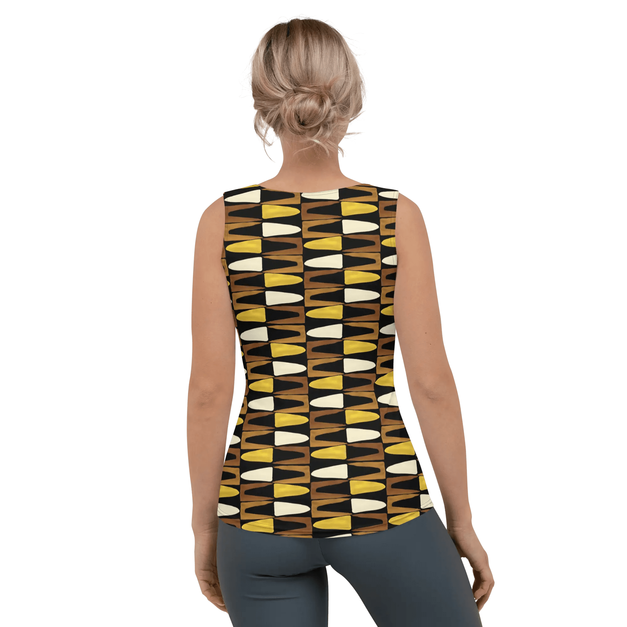 Printed Tank Tops for Dark Autumn Seasonal Color Palette