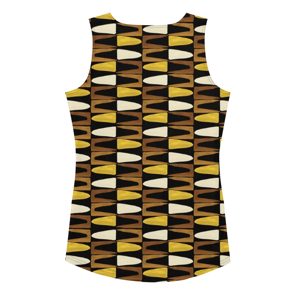 Printed Tank Tops for Dark Autumn Seasonal Color Palette