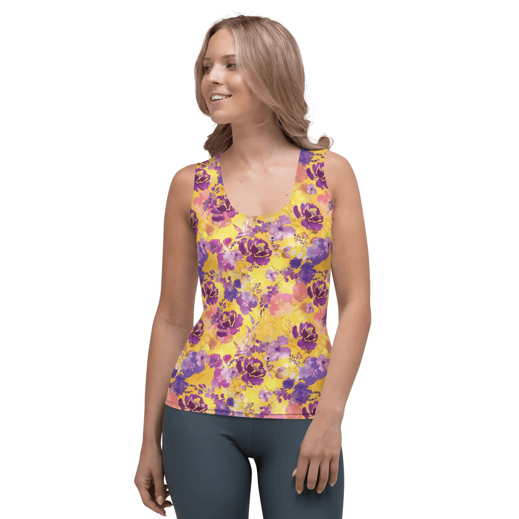 Printed Tank Tops for Bright Spring Seasonal Color Palette