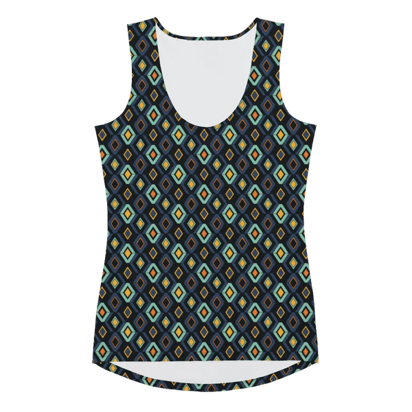 Printed Tank Tops for Bright Winter Seasonal Color Palette