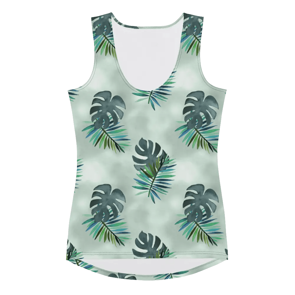 Printed Tank Tops for Bright Winter Seasonal Color Palette
