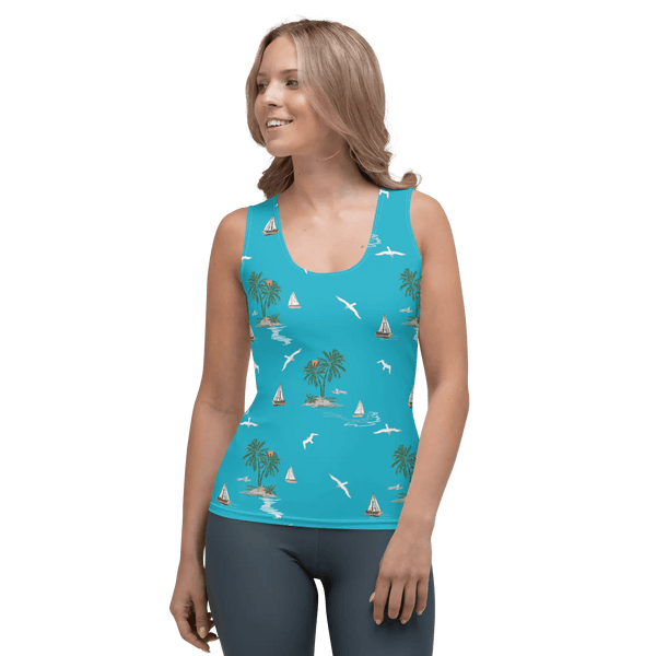 Printed Tank Tops for Light Summer Seasonal Color Palette