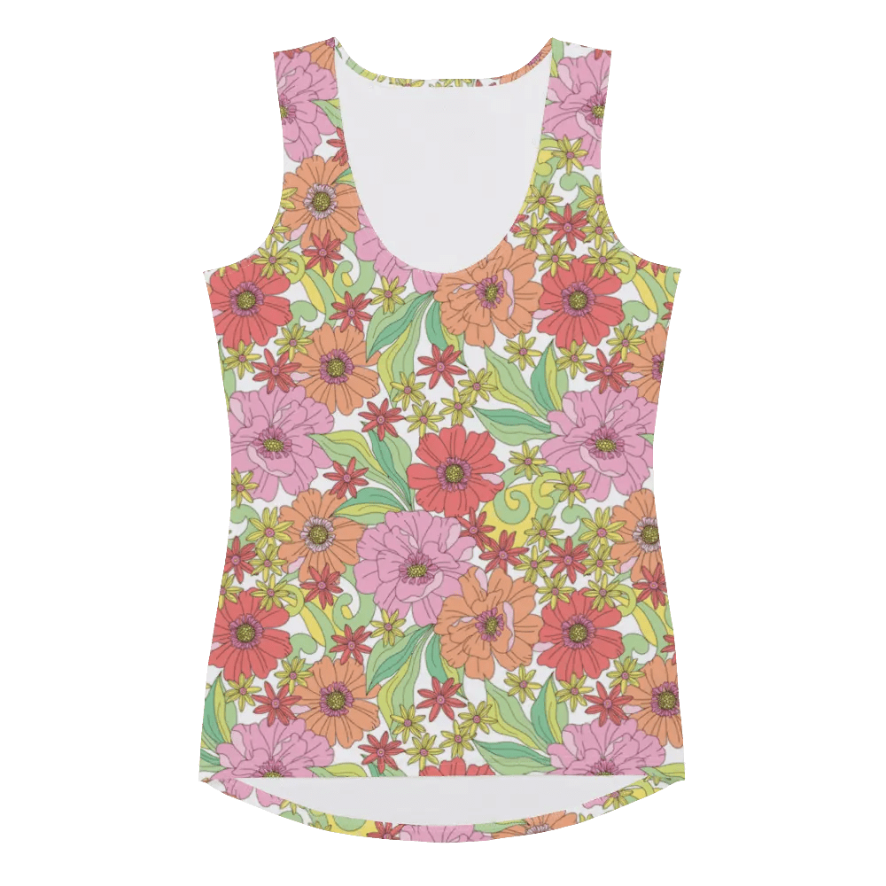Printed Tank Tops for True Spring Seasonal Color Palette