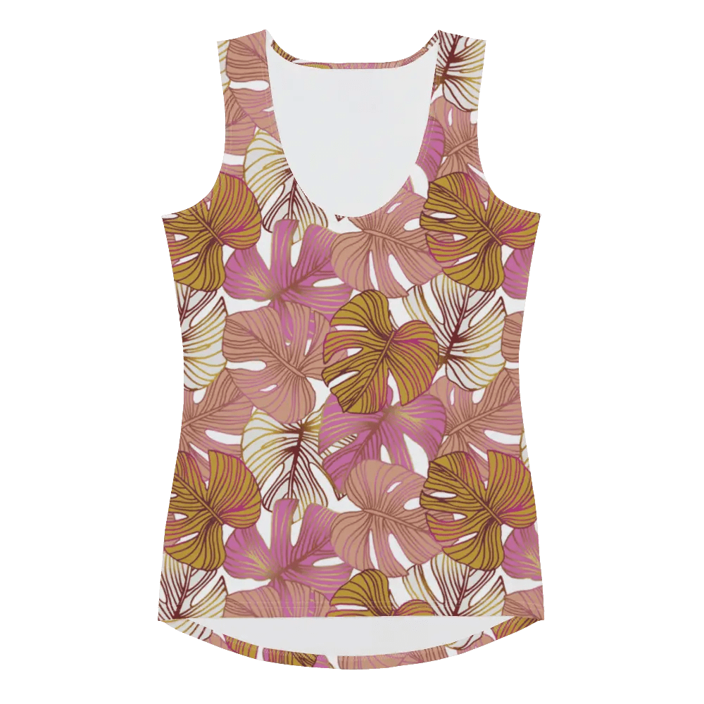 Printed Tank Tops for Soft Autumn Seasonal Color Palette